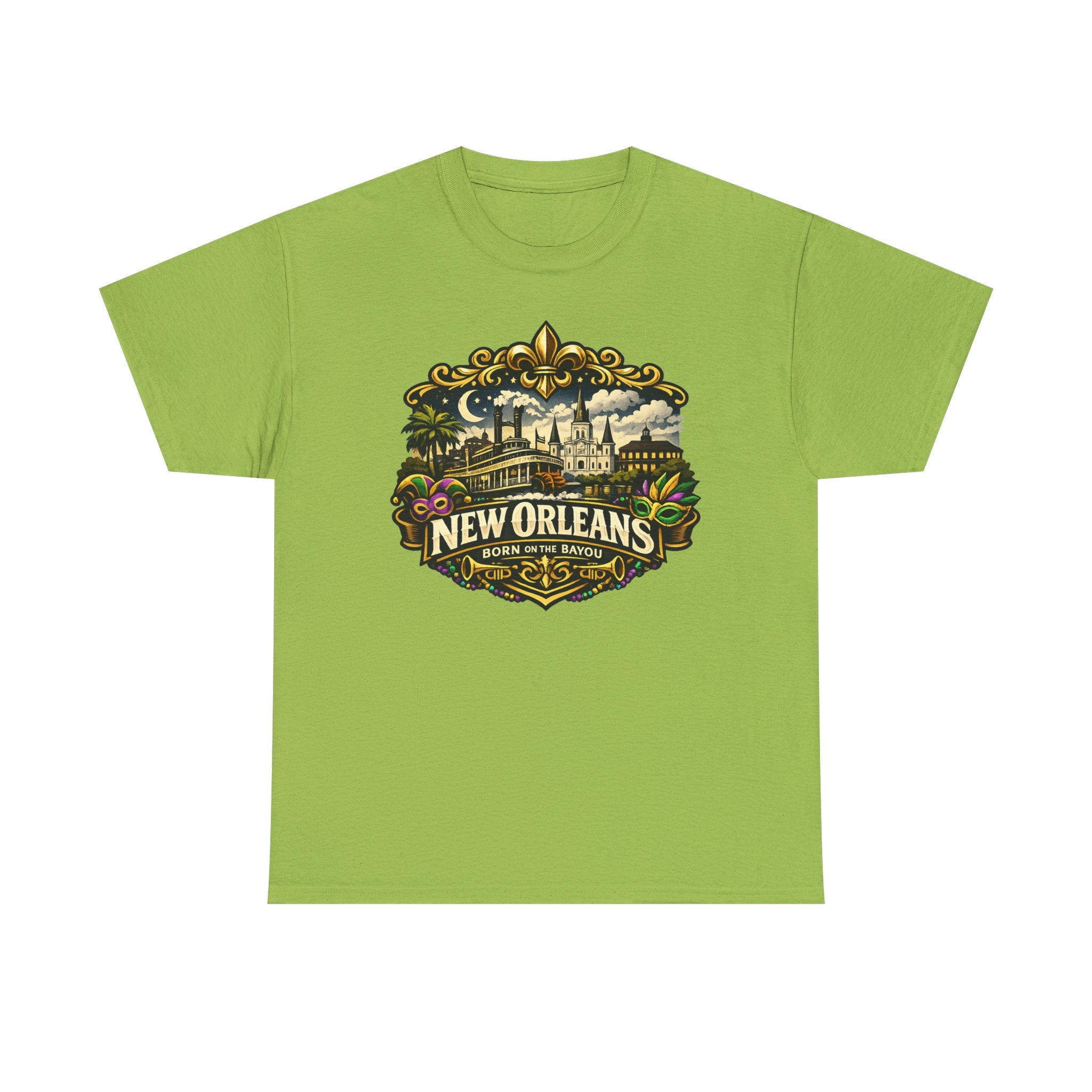 New Orleans Vintage Badge Tee — Crescent City Souvenir T-Shirt