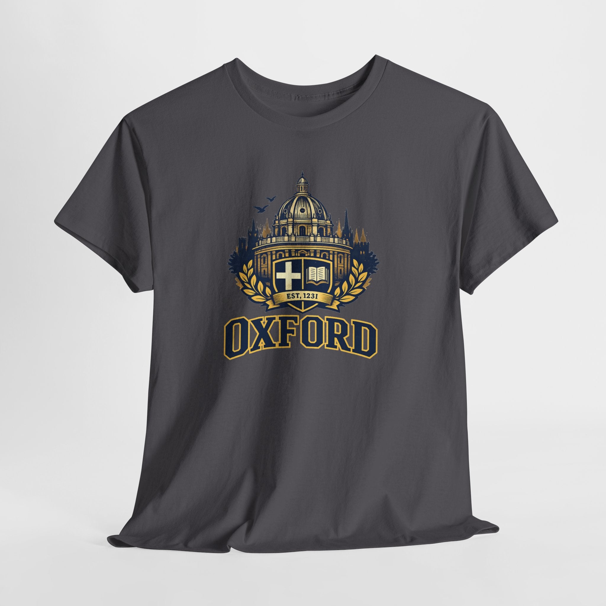 Oxford Crest T-Shirt — Vintage University Graphic Tee