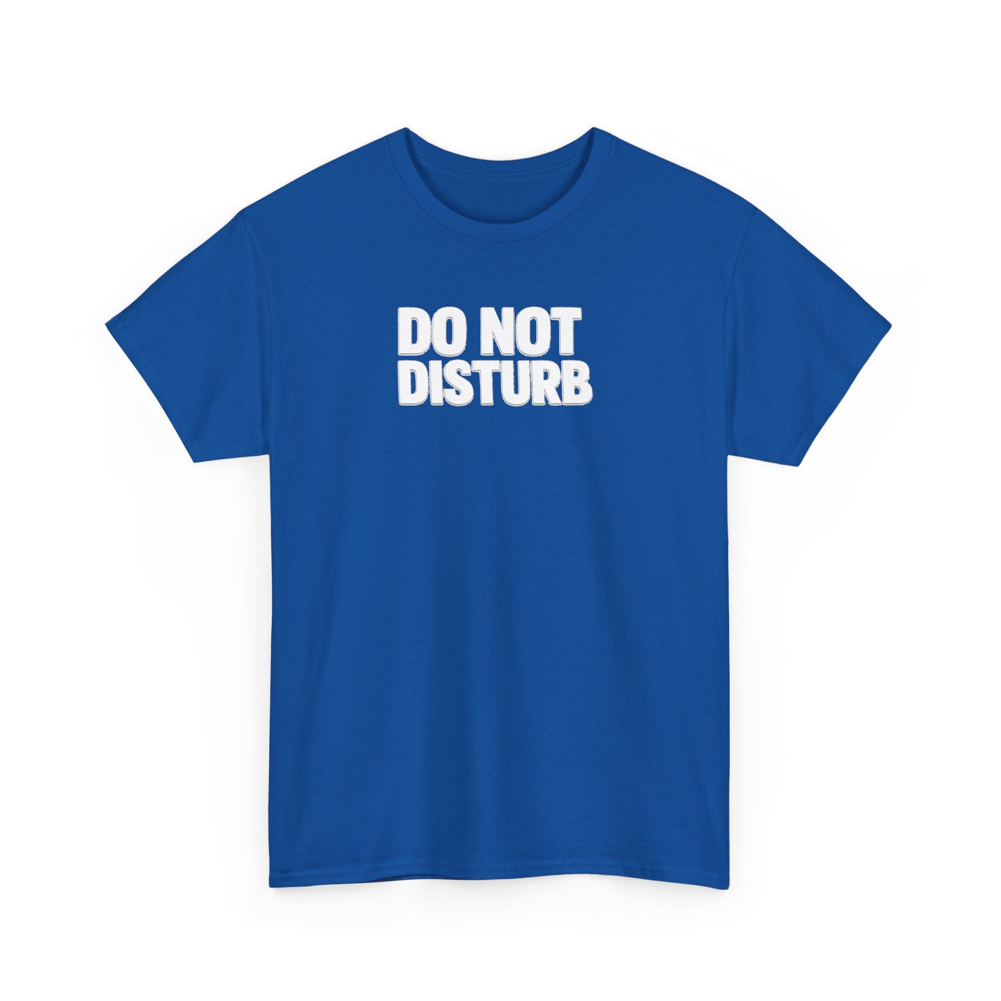 Do Not Disturb Tee — Black Graphic Statement T-Shirt
