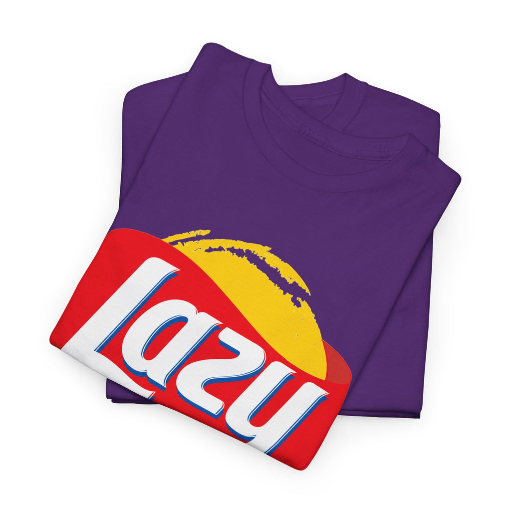 Lazy Logo T‑Shirt — Retro Snack-Inspired Graphic Tee