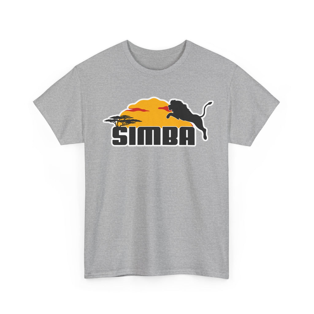 Simba Sunset Graphic Tee — Lion Silhouette Safari T-Shirt