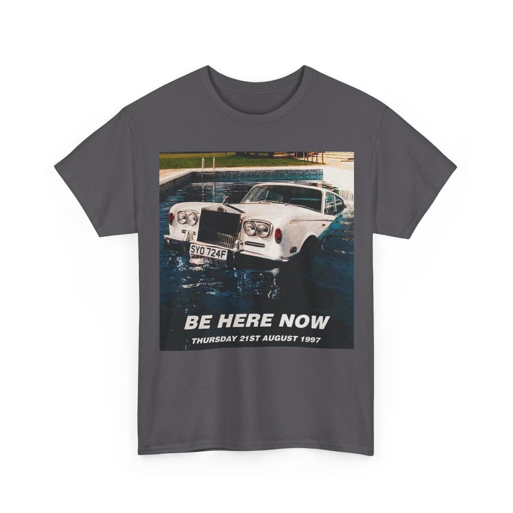 Oasis Be Here Now Vintage Graphic Tee — Retro Aesthetic T‑Shirt (Thursday 21st August 1997)