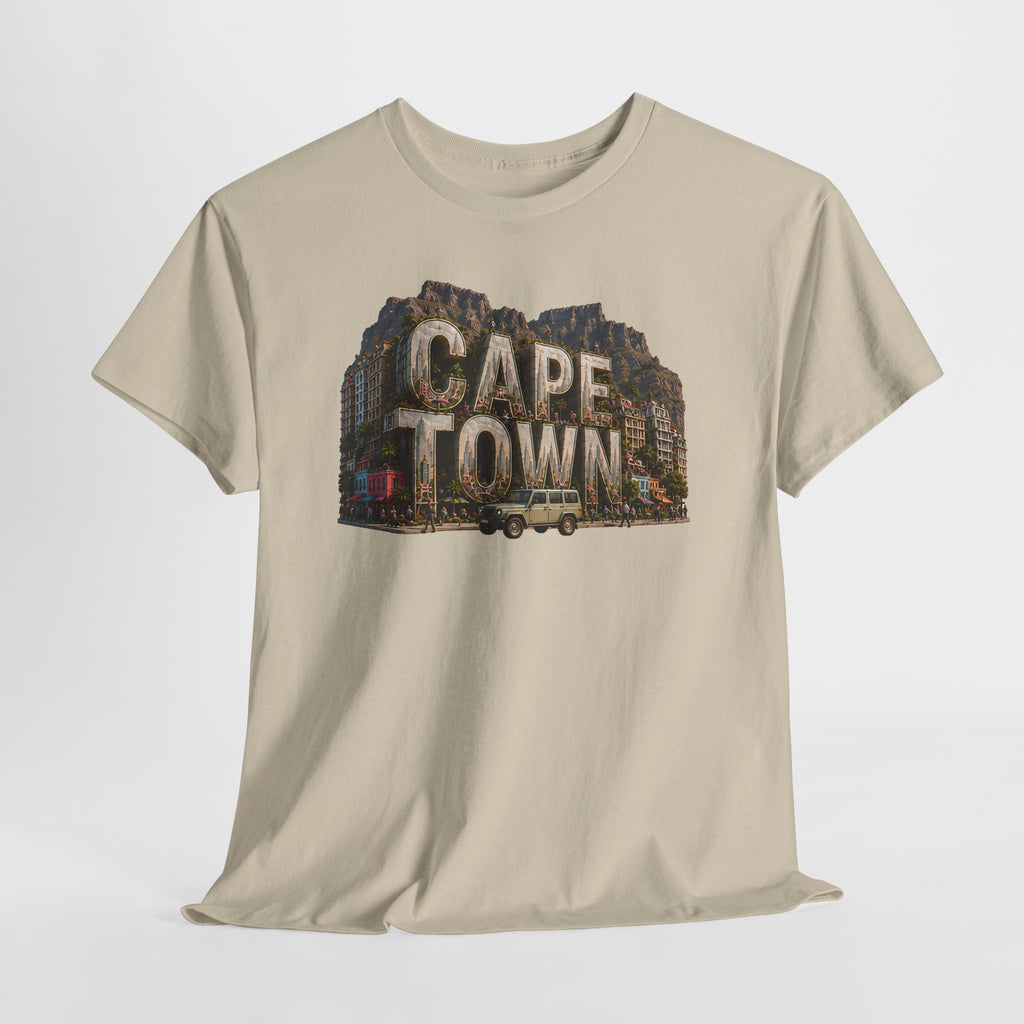Cape Town Vintage Photo Tee — South Africa Travel Souvenir T-Shirt