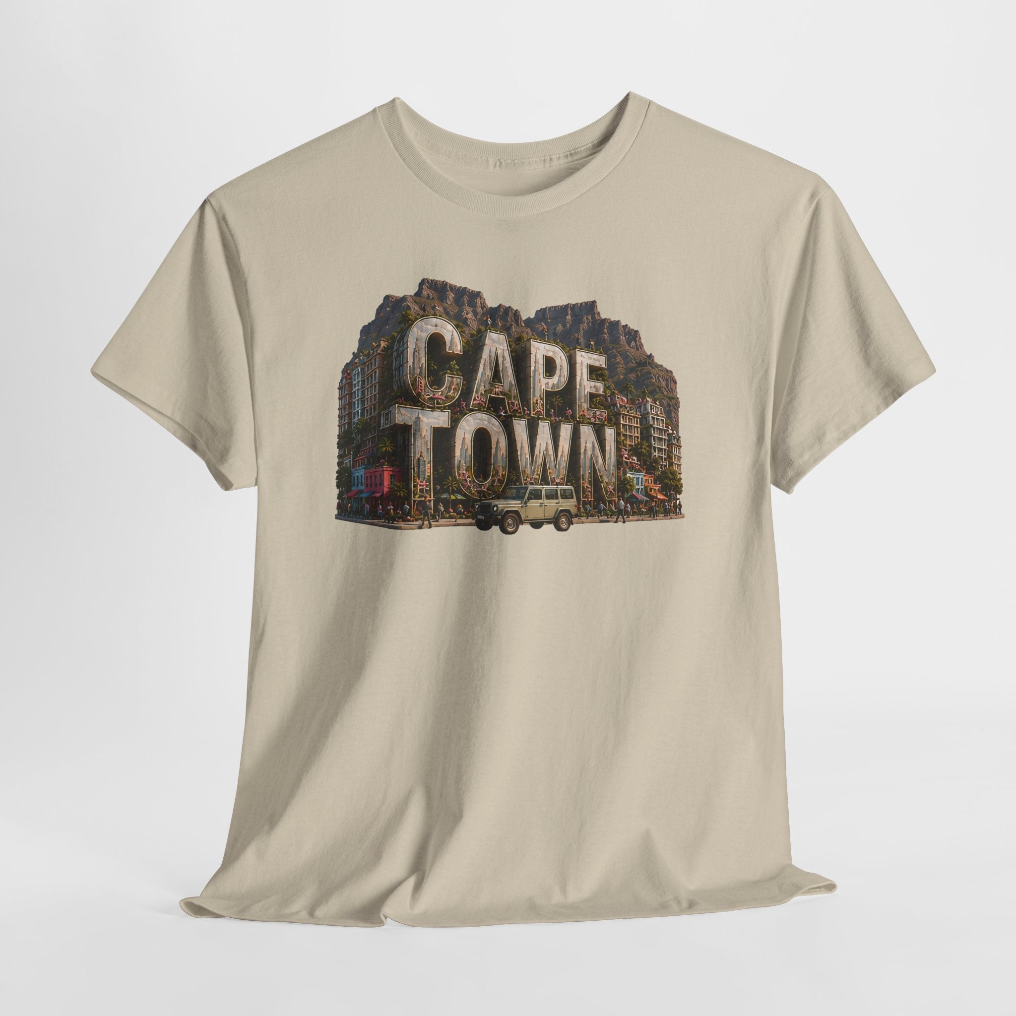 Cape Town Vintage Photo Tee — South Africa Travel Souvenir T-Shirt