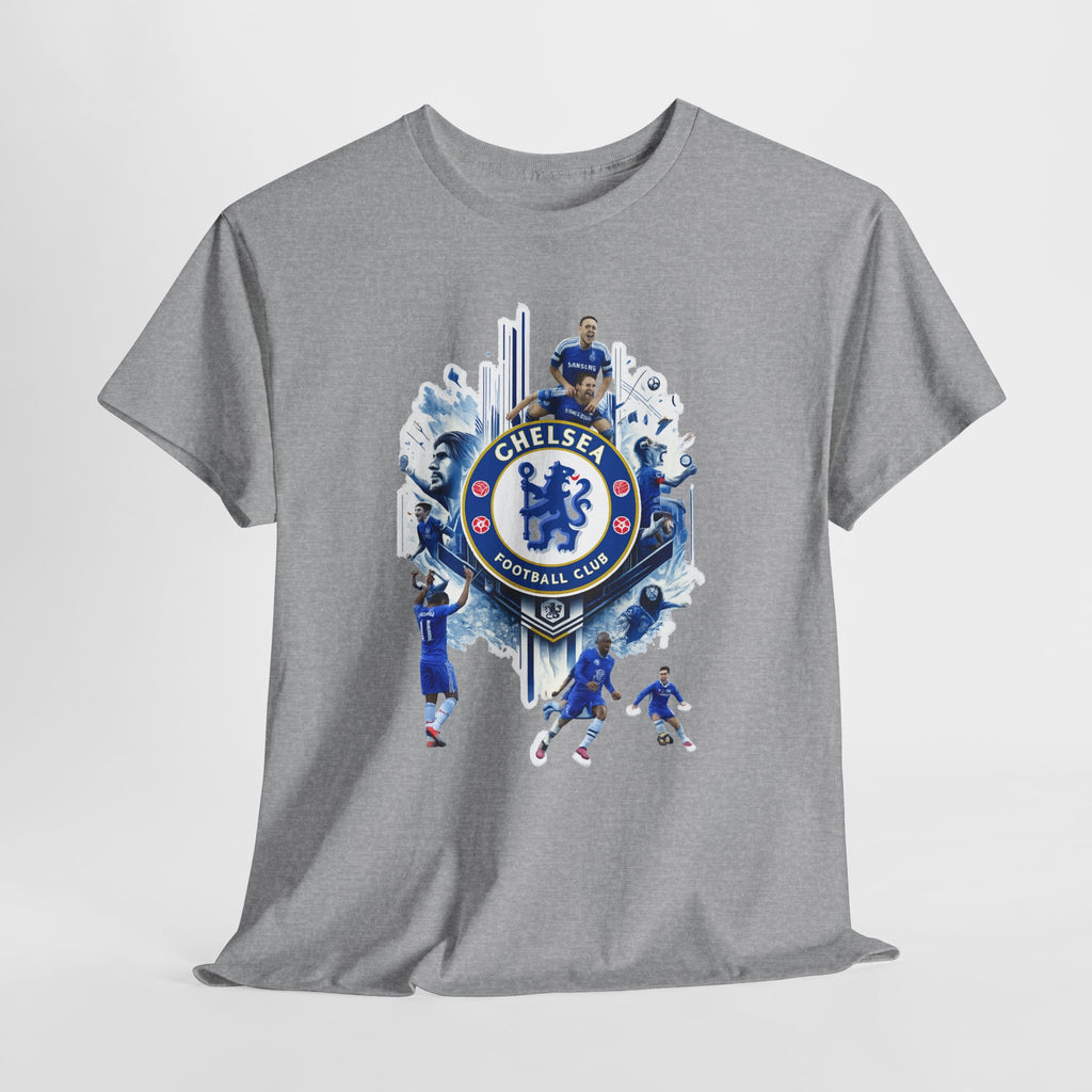 Chelsea FC Crest Players T-Shirt — Blue Football Fan Tee
