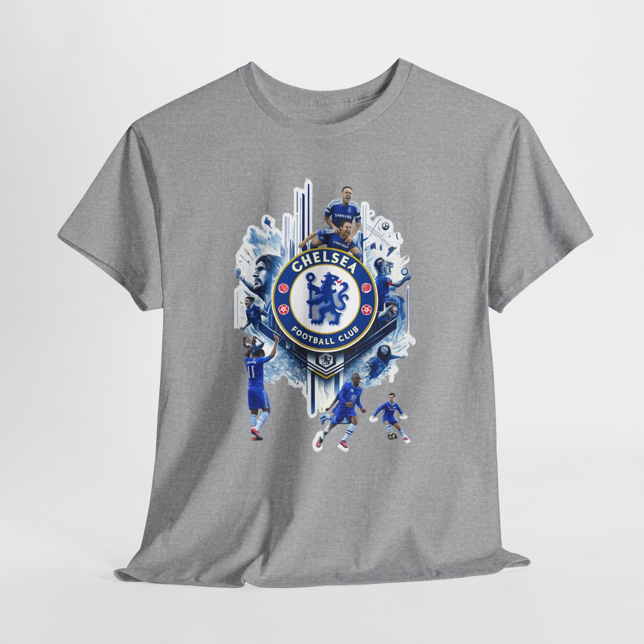 Chelsea FC Crest Players T-Shirt — Blue Football Fan Tee