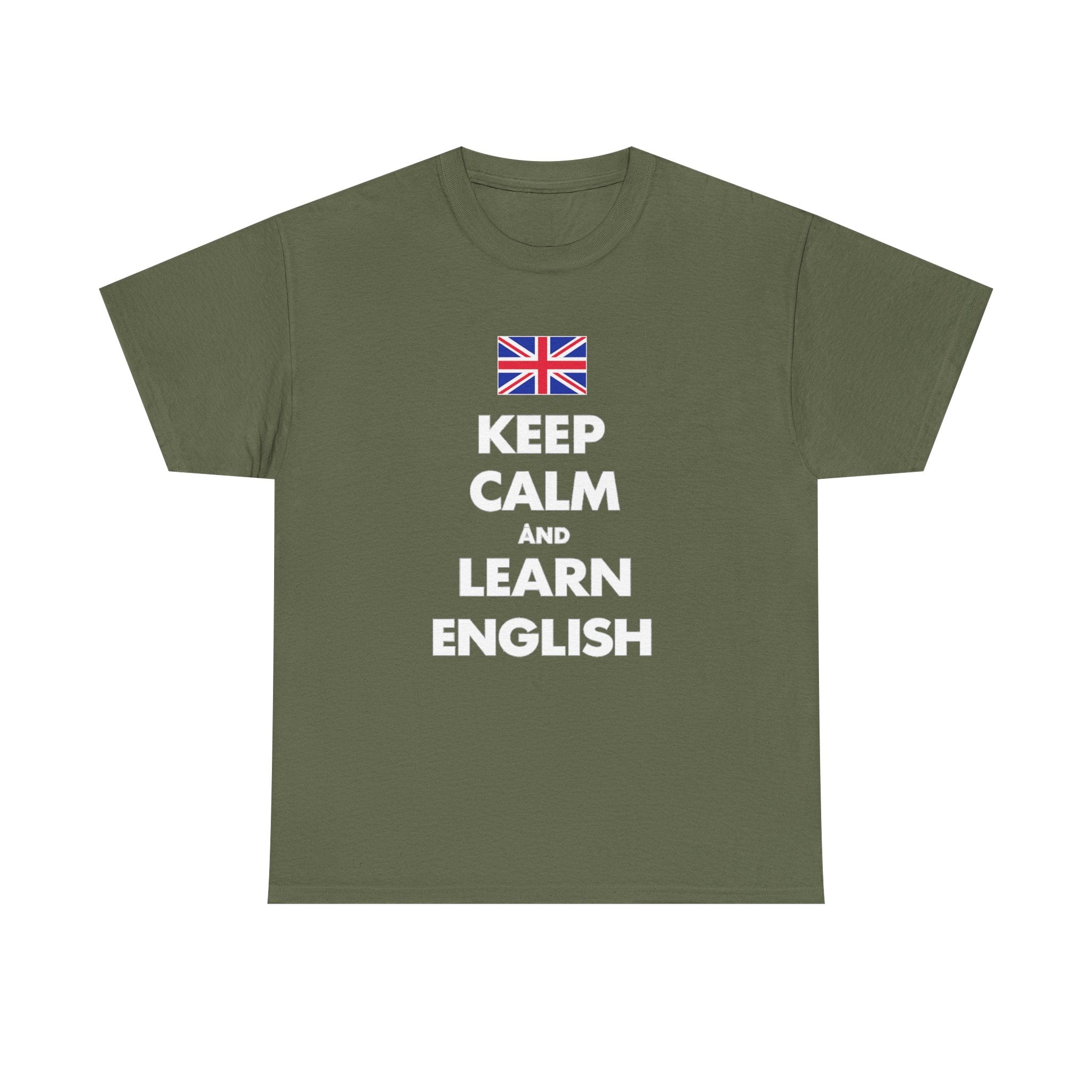 Keep Calm and Learn English T‑Shirt