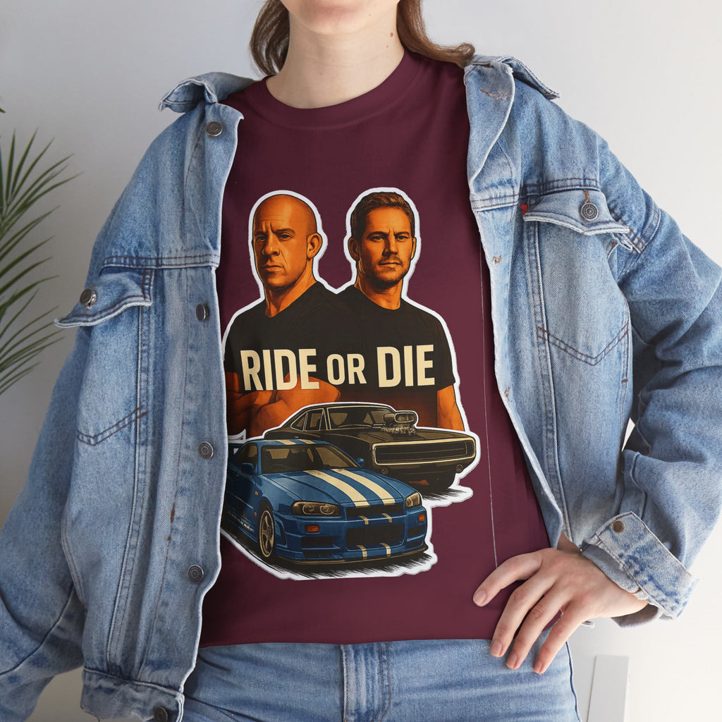 Ride or Die Street Racing Graphic Cotton Tee