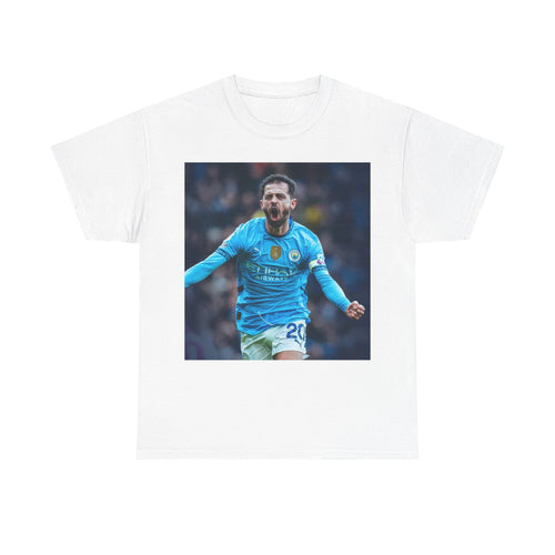 Bernardo Silva Tribute Tee – Inspirational Letter & Celebrating Goal Moment