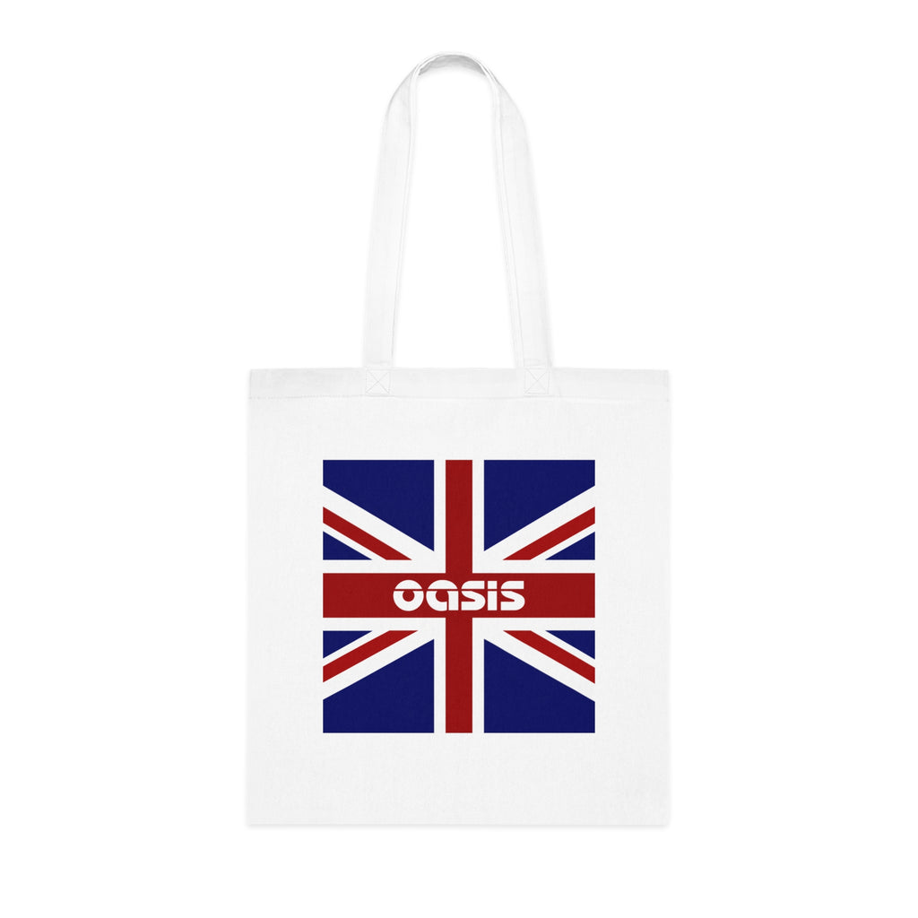 Union Jack Oasis Tote Bag — British Flag Cotton Shopper