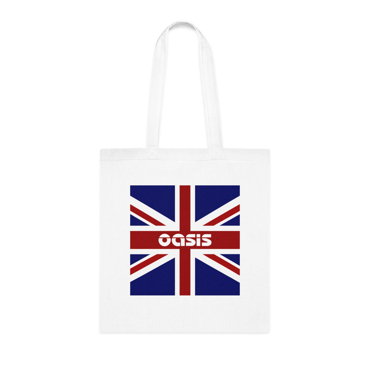 Union Jack Oasis Tote Bag — British Flag Cotton Shopper