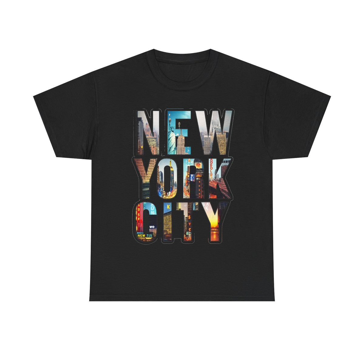 New York City Photo-Block Tee — Vintage Skyline Graphic T-Shirt
