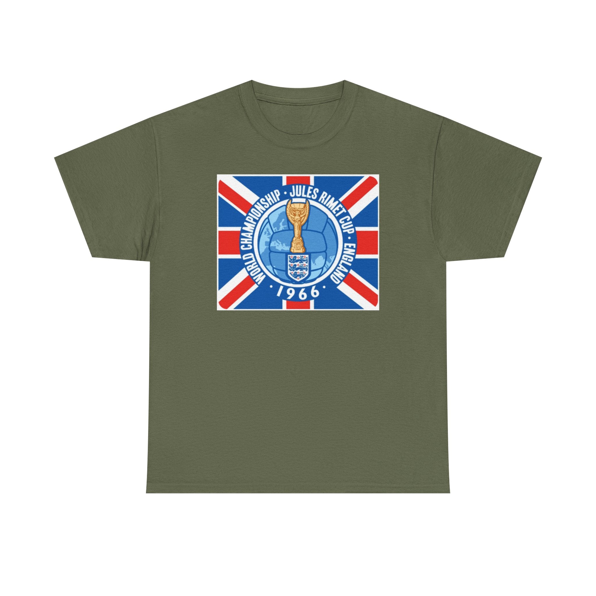 1966 World Cup Jules Rimet Trophy Tee — Vintage England Football Shirt