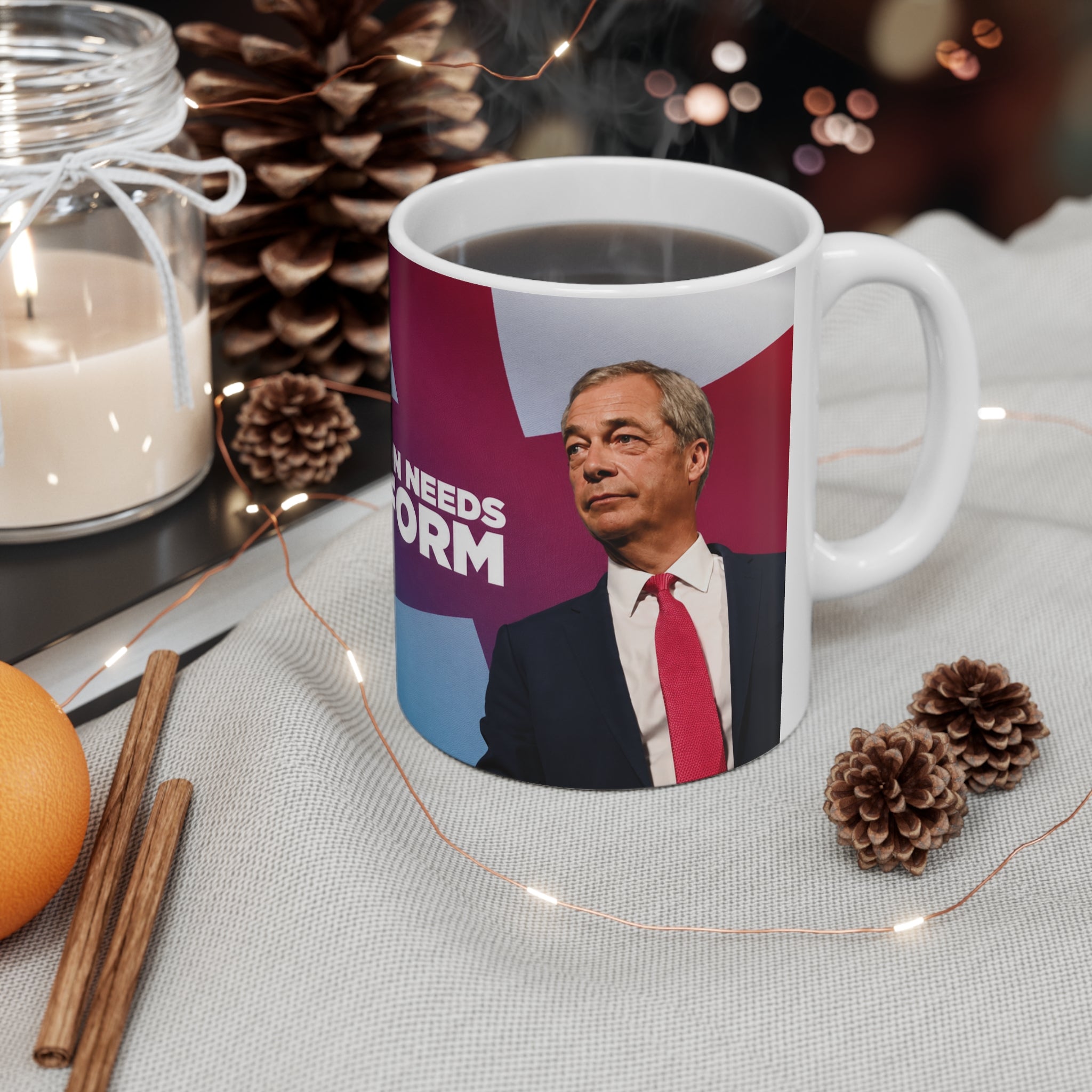 Britain Needs Reform Mug — Political Tea/Coffee Cup (11oz & 15oz)
