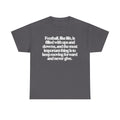 Inspirational Football Quote Tee — "Football, like life... keep moving forward"