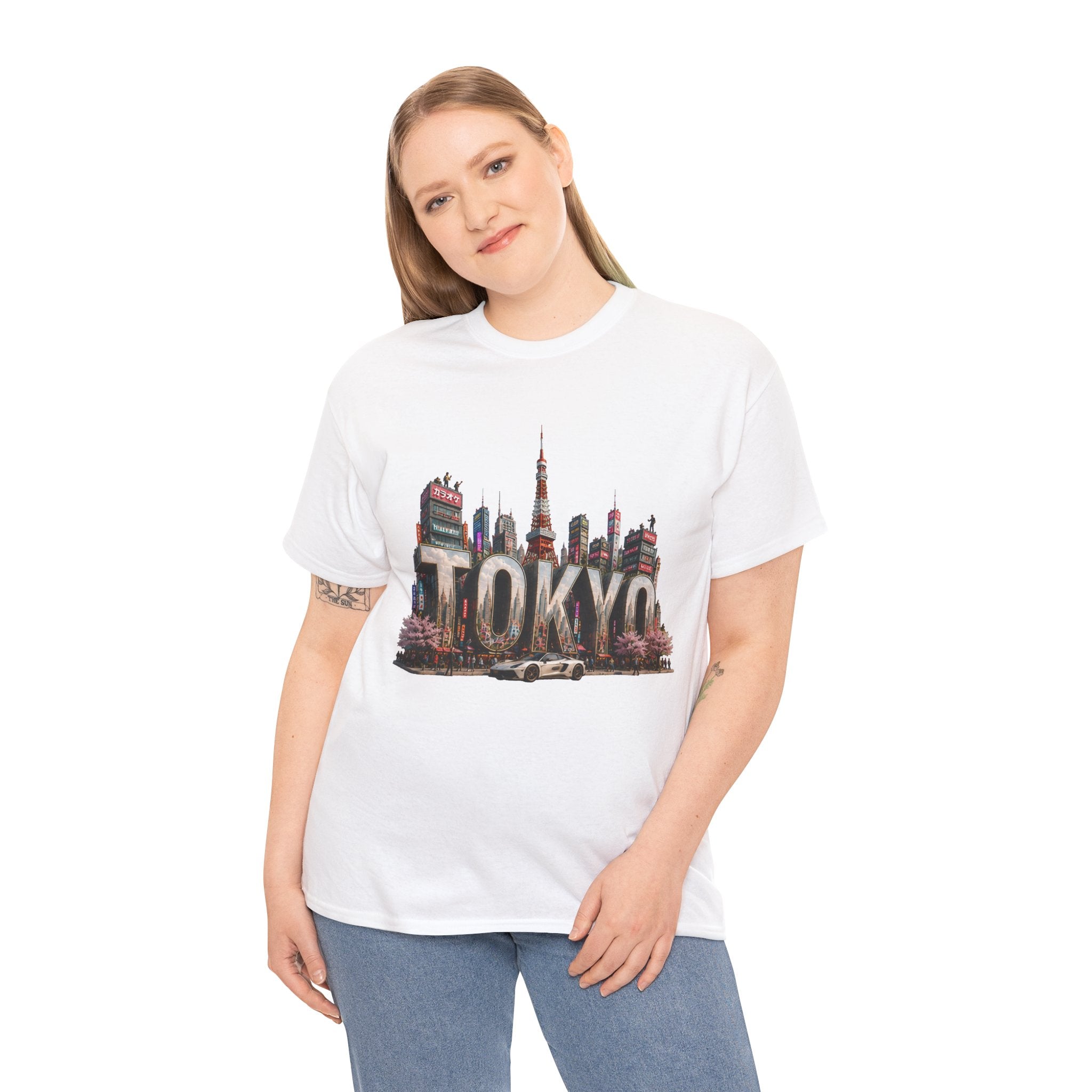 Tokyo Skyline T-Shirt — Vintage Cityscape Graphic Tee
