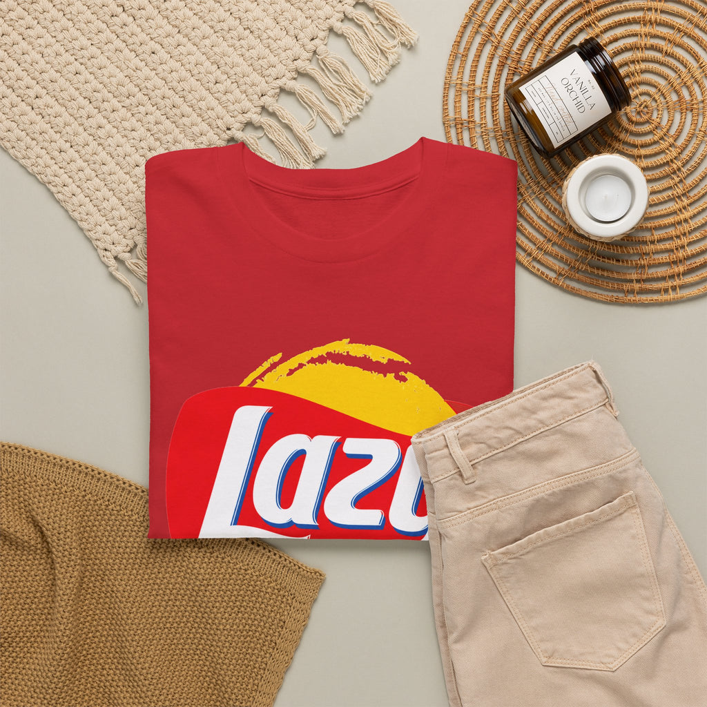 Lazy Logo T‑Shirt — Retro Snack-Inspired Graphic Tee
