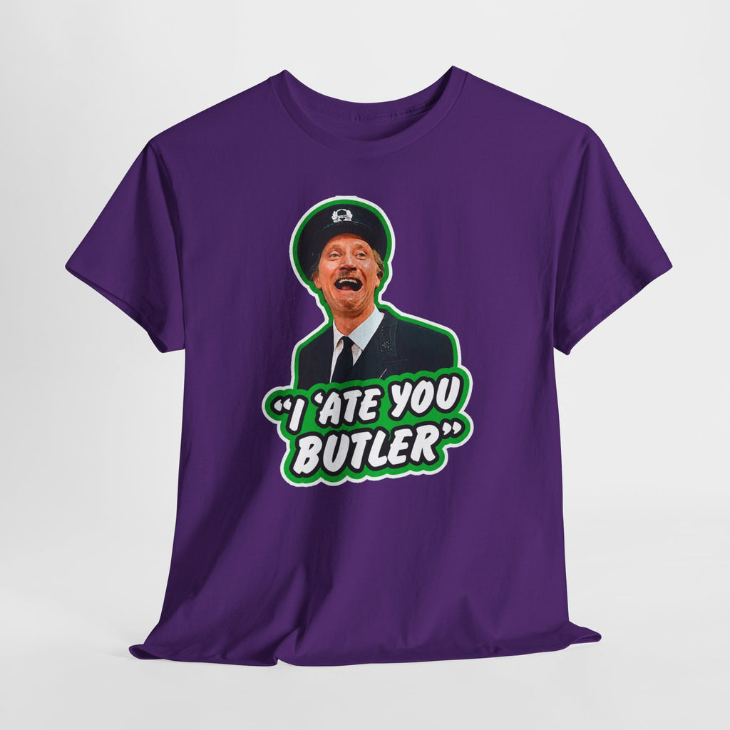 I Ate You Butler T-Shirt — Funny Retro Butler Graphic Tee