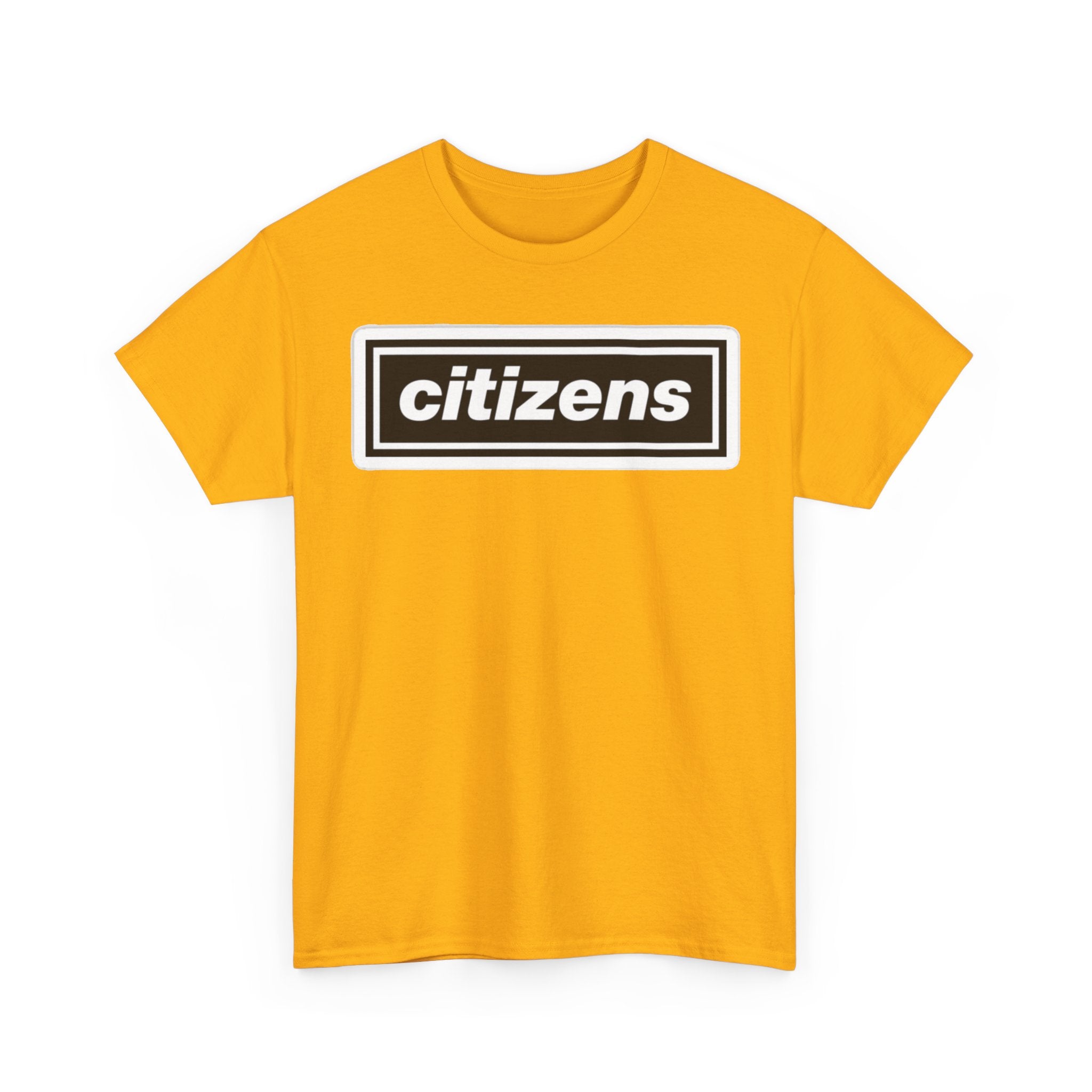 Citizens Manchester City Logo T-Shirt — Minimal Retro Box-Logo Tee