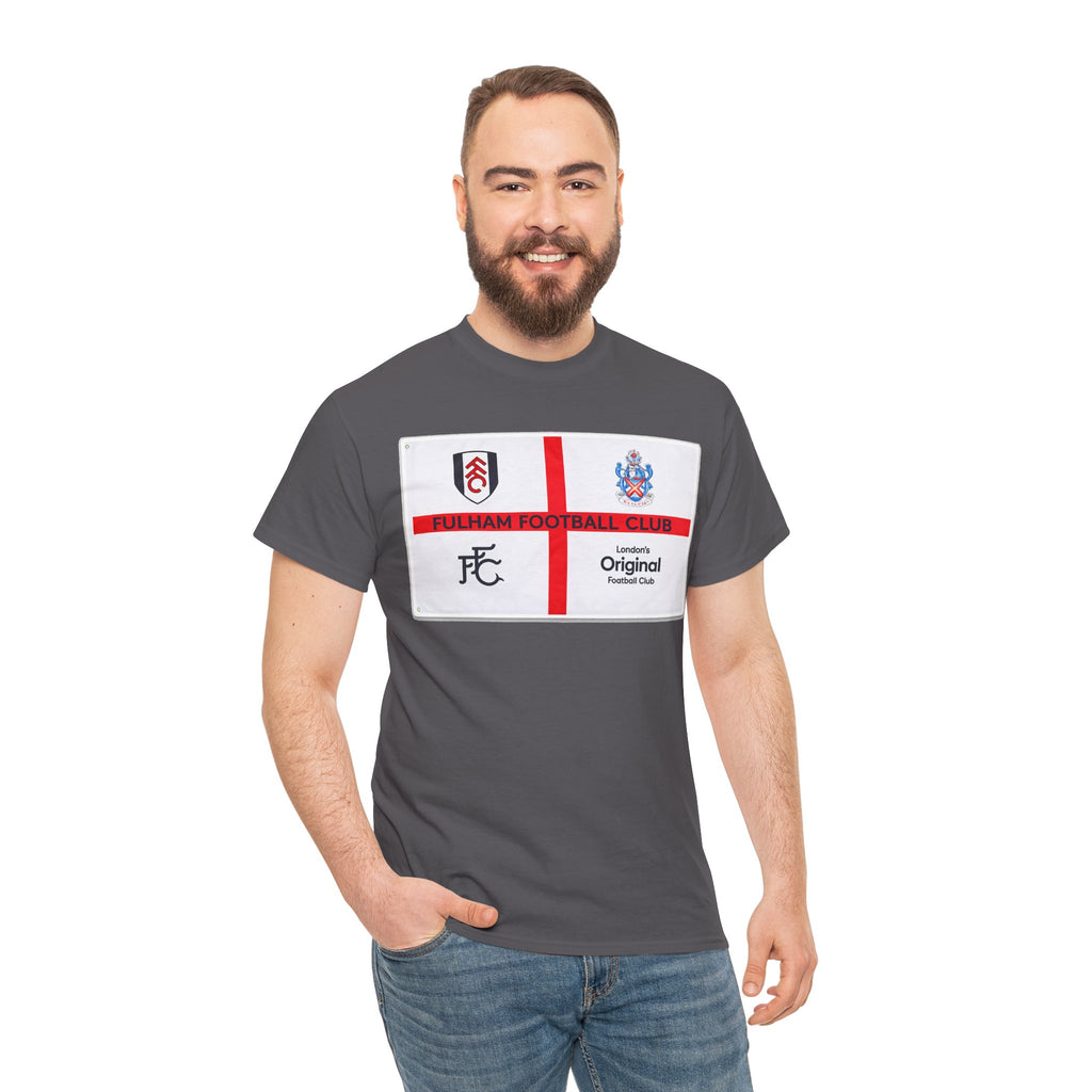 Fulham Football Club Crest Tee — St George’s Cross Football Shirt