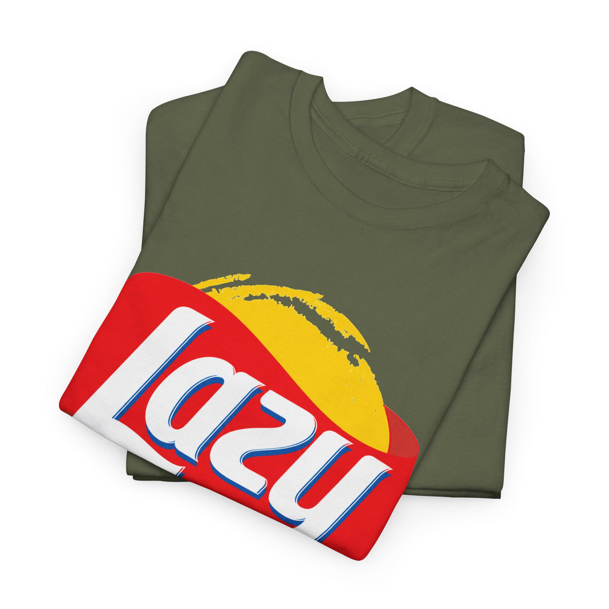 Lazy Logo T‑Shirt — Retro Snack-Inspired Graphic Tee