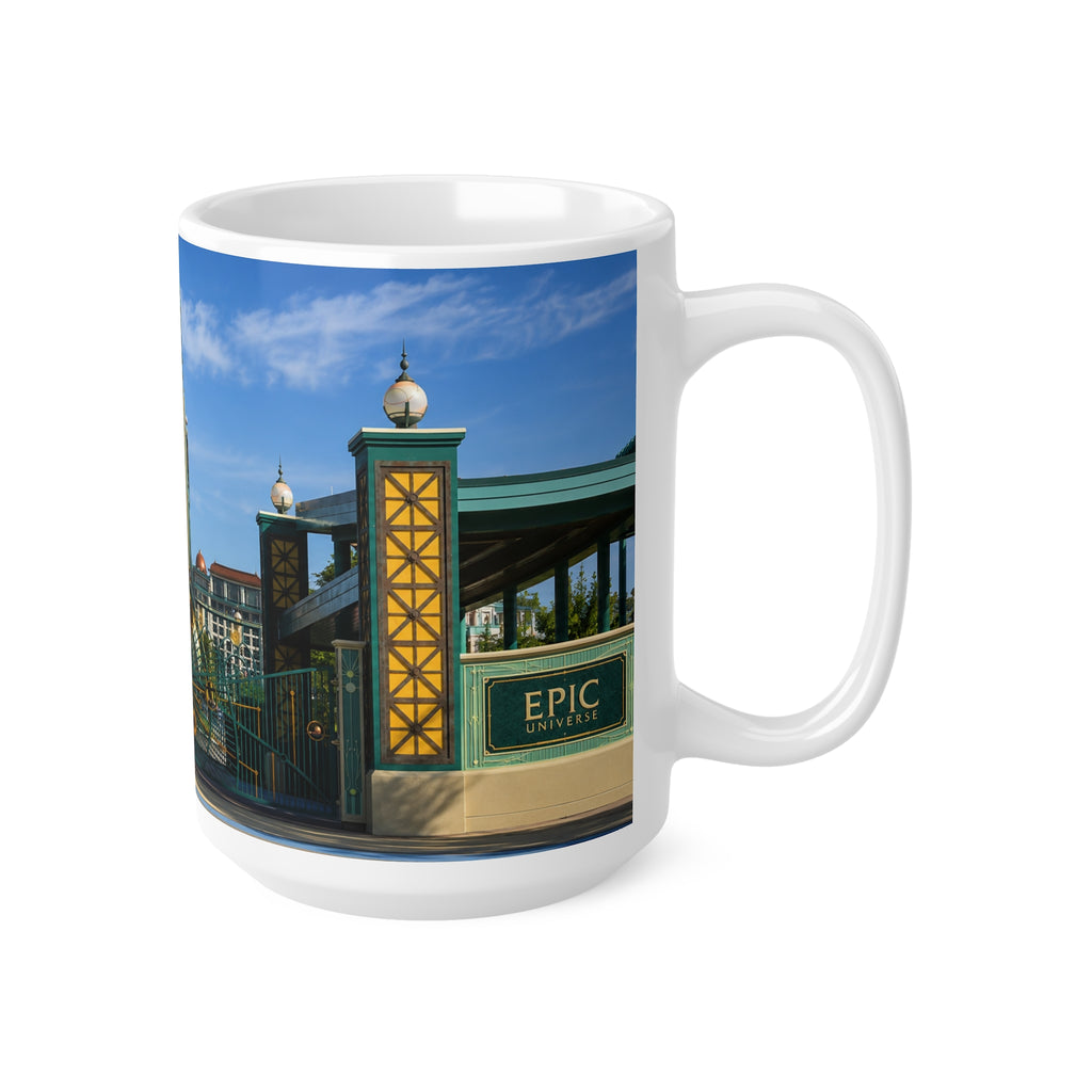 Epic Universe Gateway Ceramic Coffee Mug – 11oz & 15oz