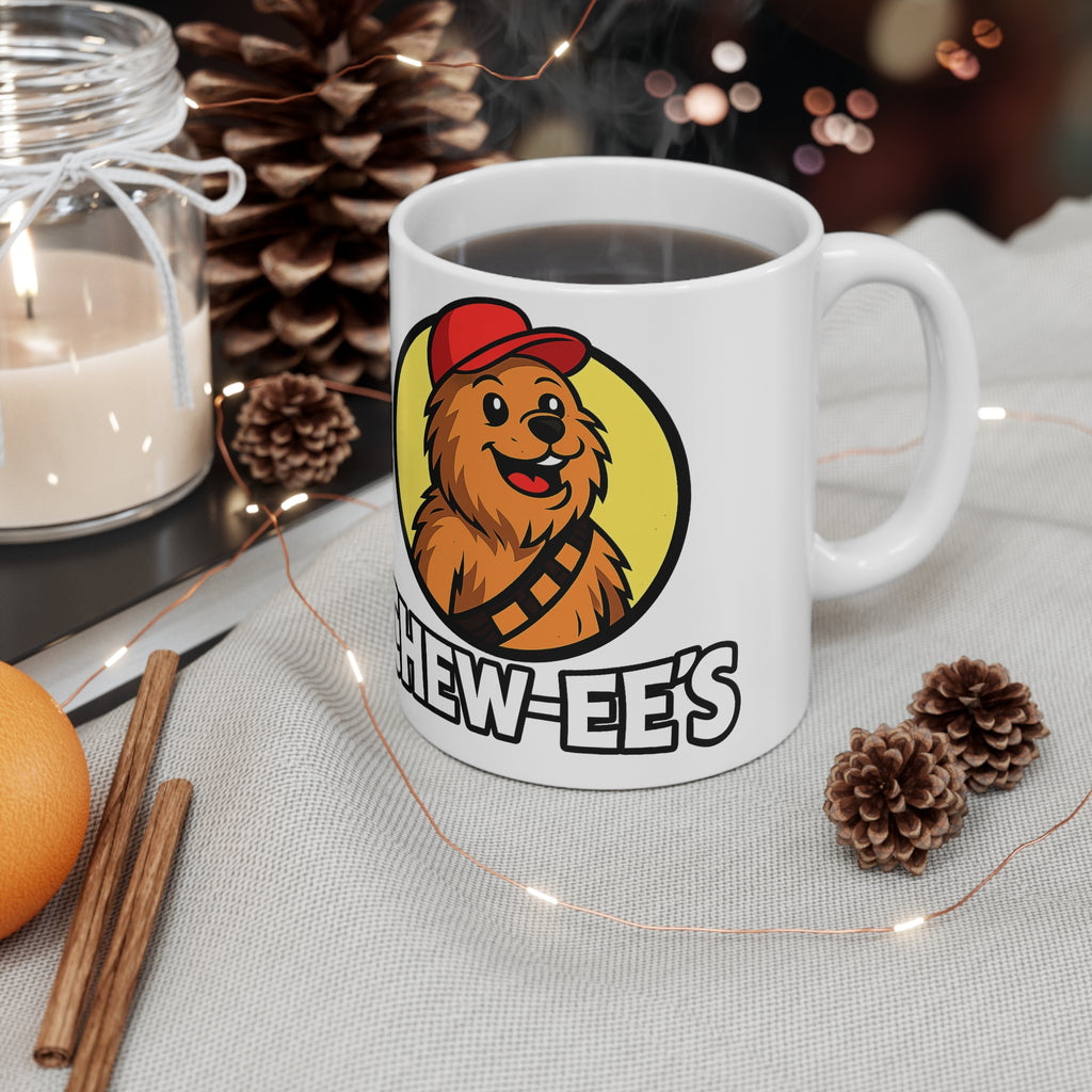 Chew-ee’s Chewbacca Mug — Cute Star Wars-Inspired Ceramic Coffee Cup (11oz & 15oz)