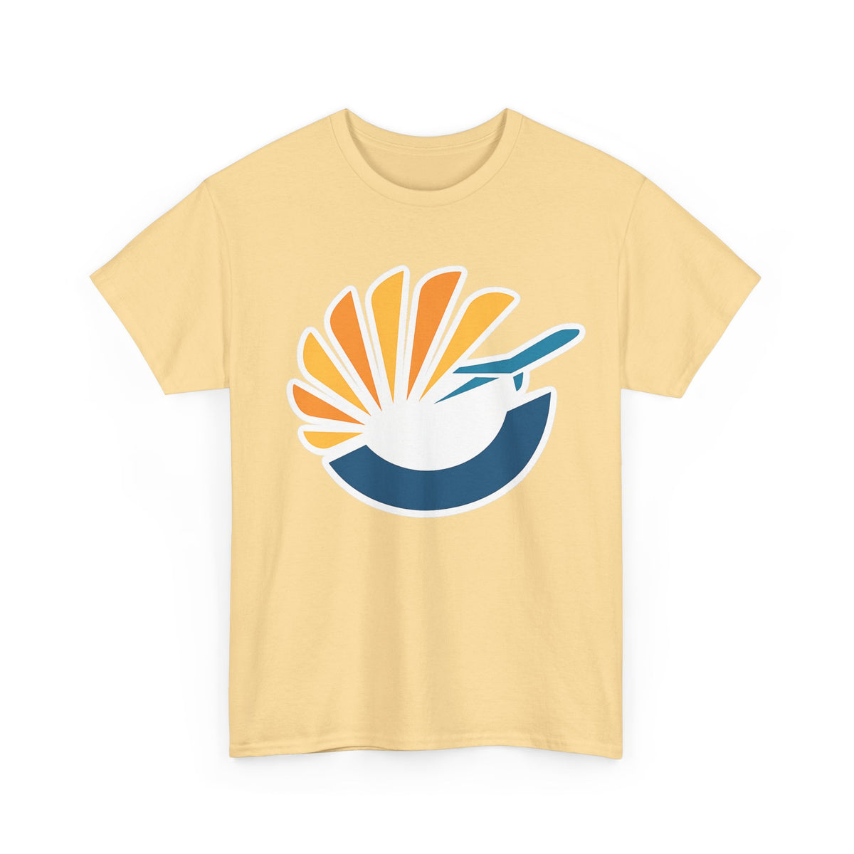 Orlando MCO Airport Sunflight Cotton T-Shirt – Airplane Logo Tee for Pilots & Travelers
