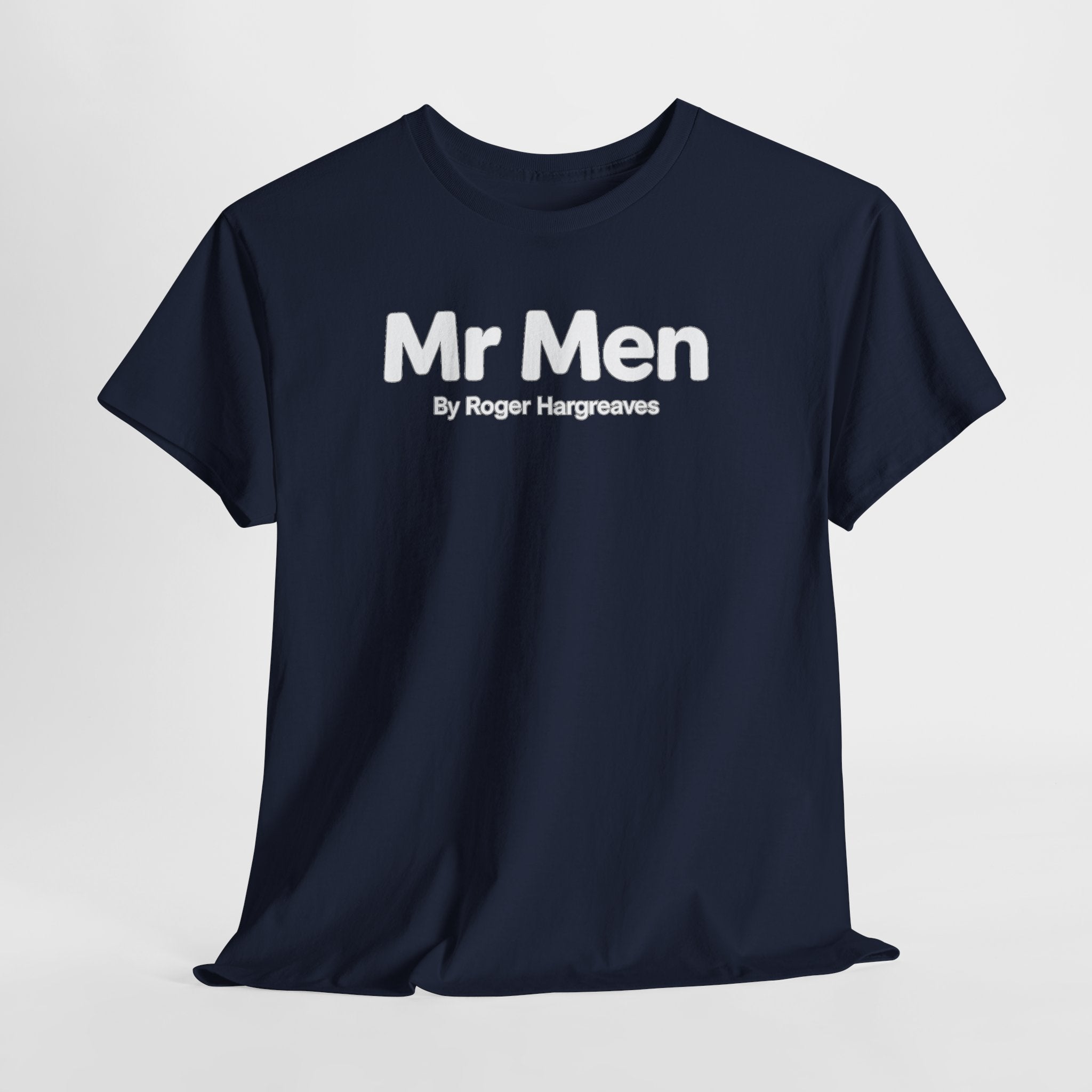 Mr Men T-Shirt – Retro 'Mr Men by Roger Hargreaves' Logo Tee