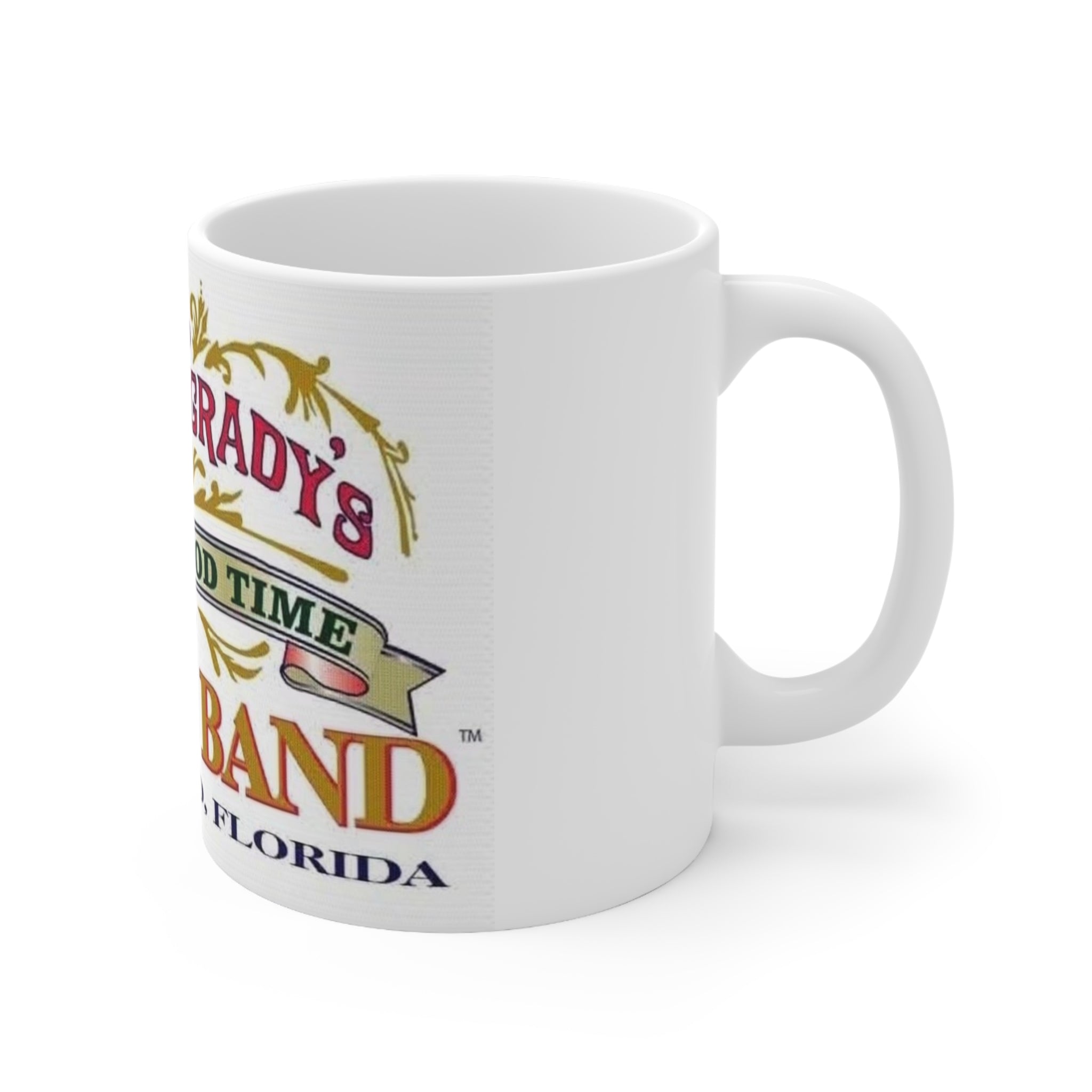 Rosie O'Grady's Jazz Band Ceramic Coffee Mug — Orlando Vintage Band Logo (11oz/15oz)