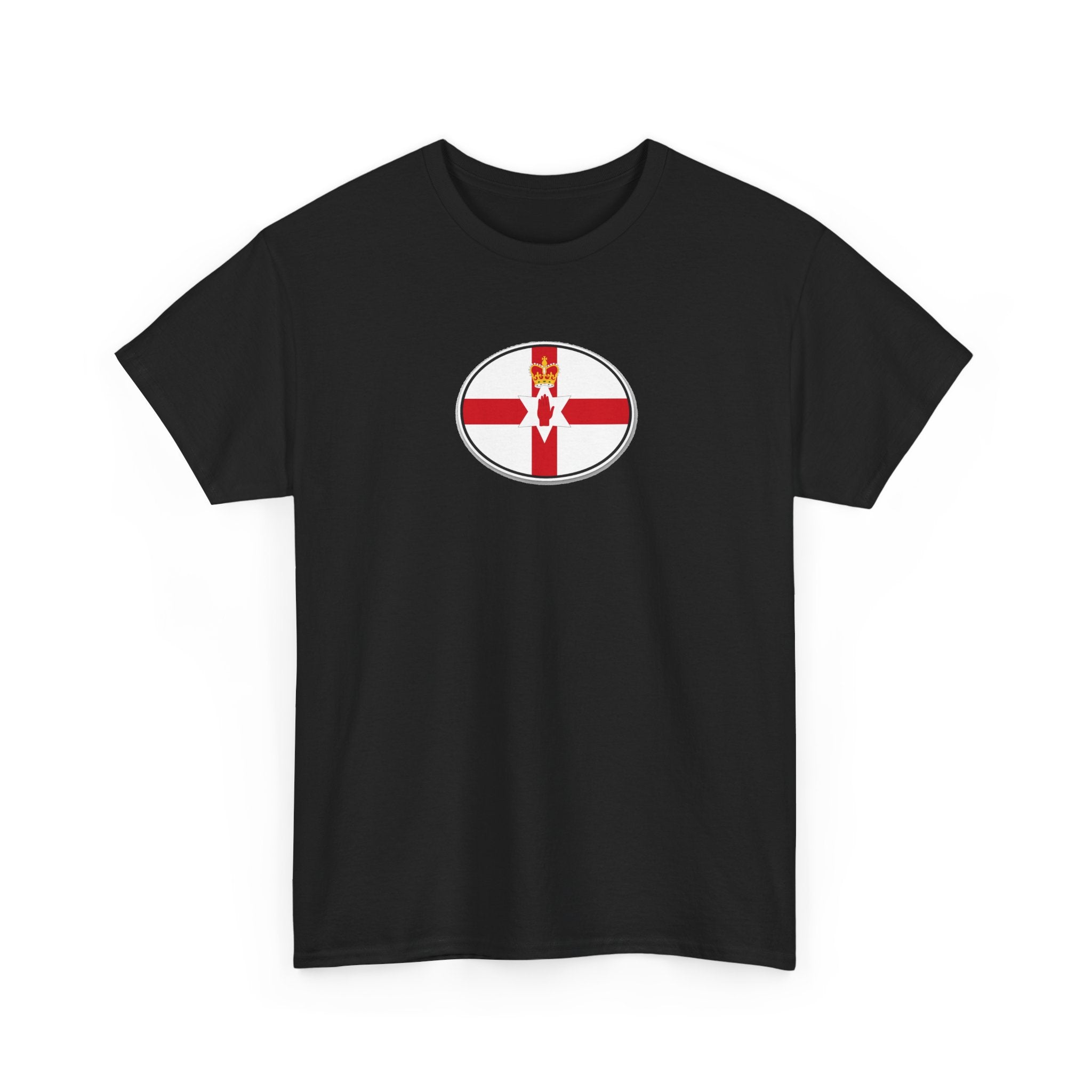 Northern Ireland Flag T‑Shirt — Small Oval Emblem Votton T-Shirt