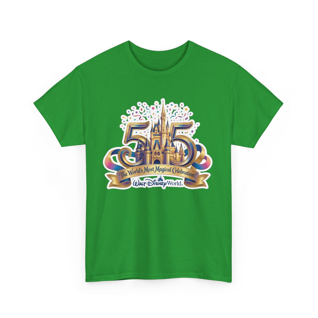 Disney World 50th Anniversary Castle Tee — 'The World's Most Magical Celebration' Souvenir T-Shirt