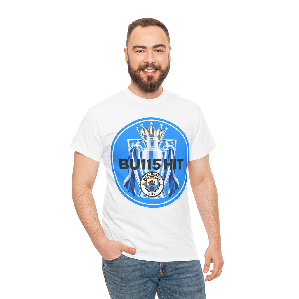 Manchester City 'BU115 HIT' Fan Cotton T-Shirt