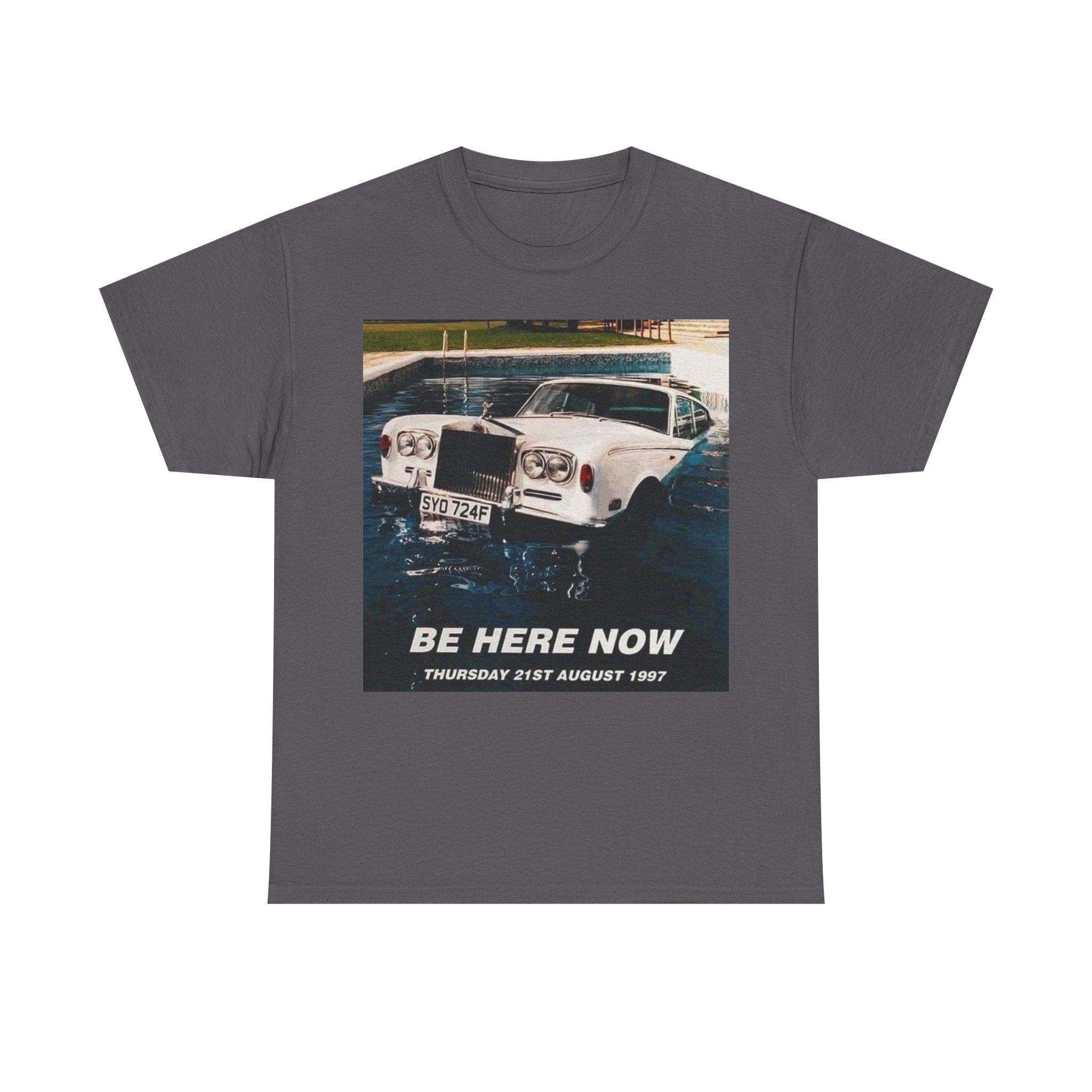Oasis Be Here Now Vintage Graphic Tee — Retro Aesthetic T‑Shirt (Thursday 21st August 1997)