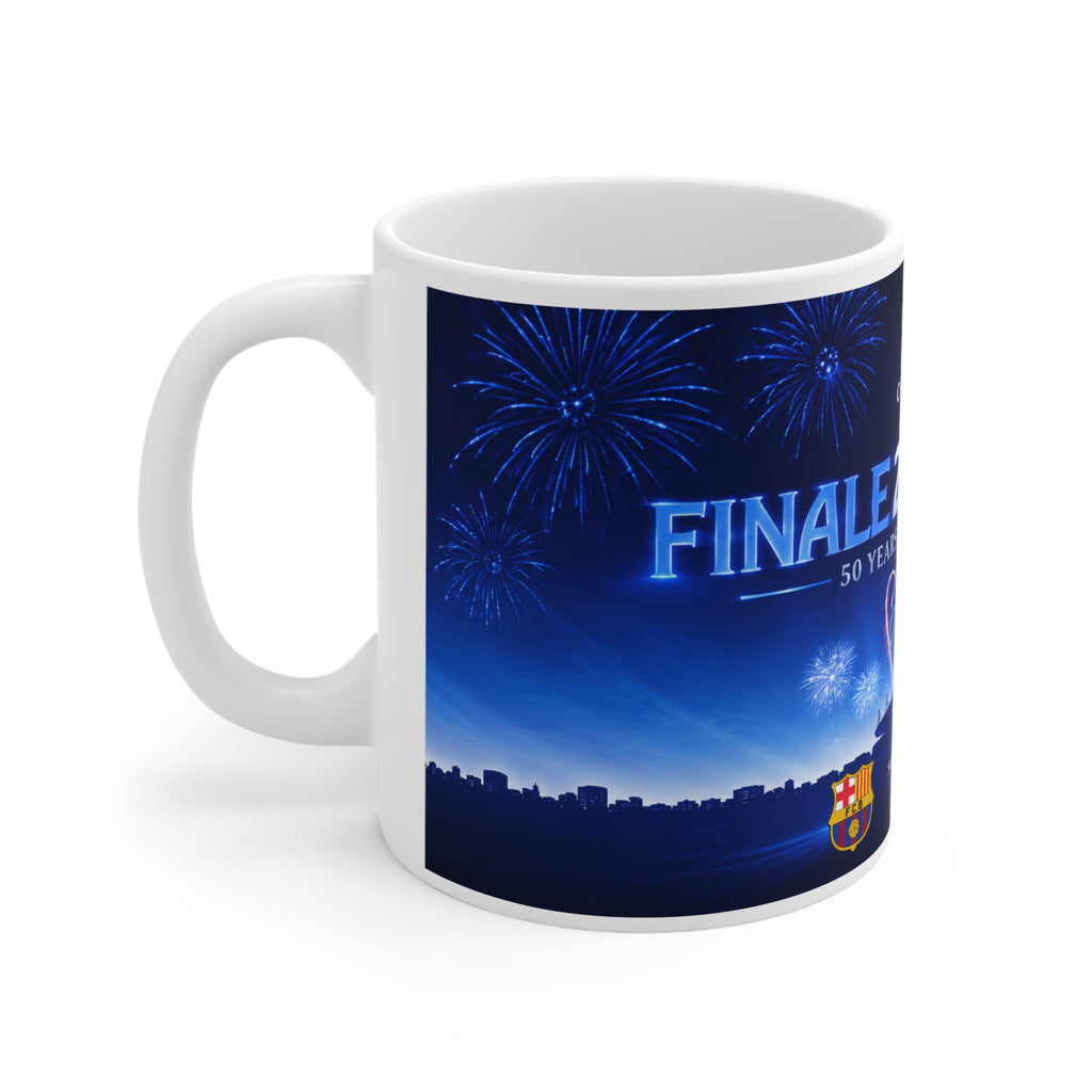 2006 UEFA champions League Final Programme Cover Inspired Commemorative Mug — 11oz/15oz Ceramic