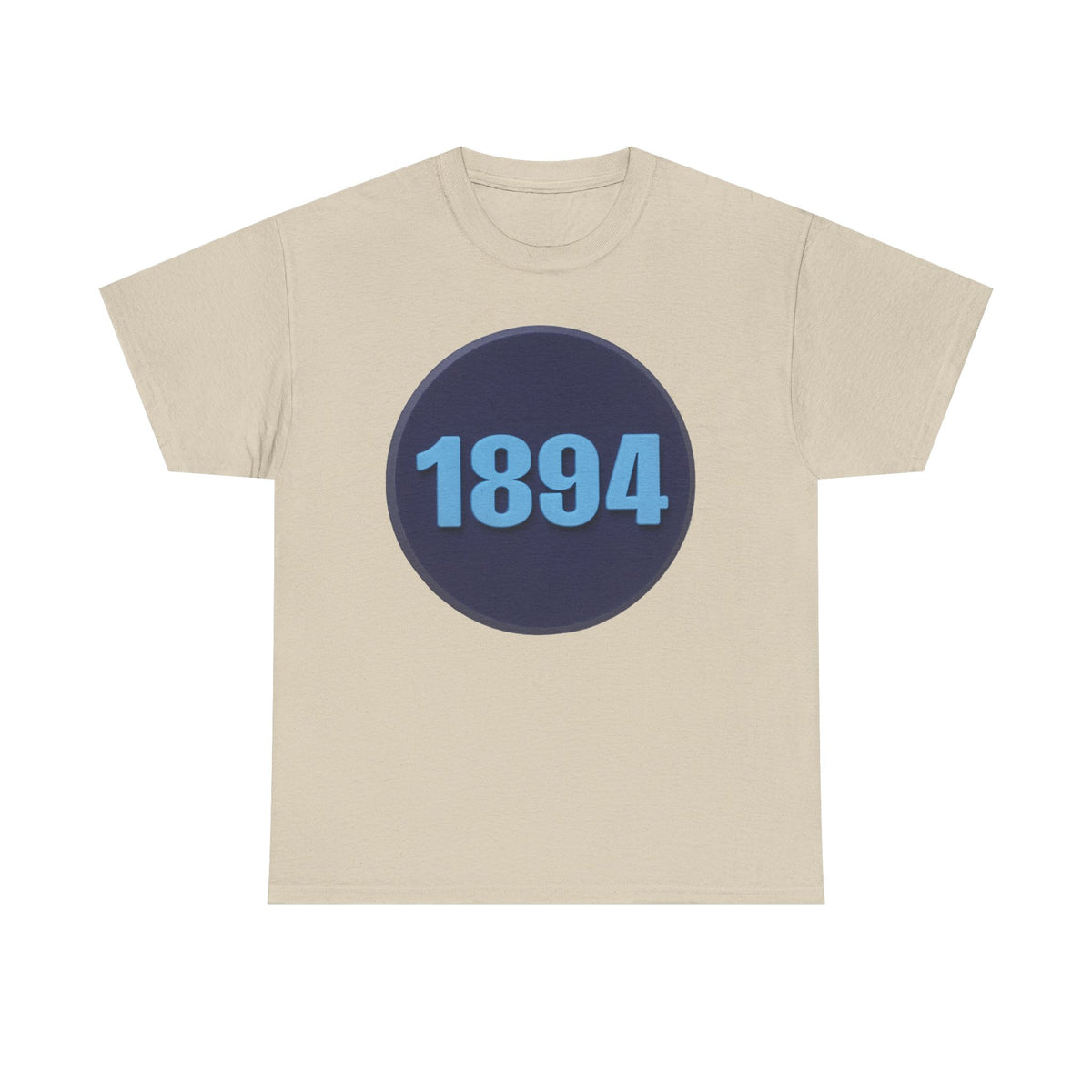1894 Manchester City Circle Graphic Tee — Vintage Year Anniversary T-Shirt