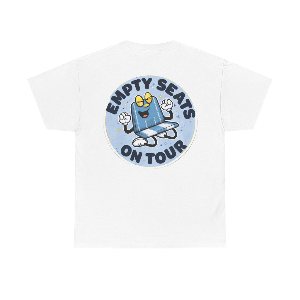 Manchester City T-Shirt — 'Empty Blue Seats On Tour' Retro Skate Graphic Tee