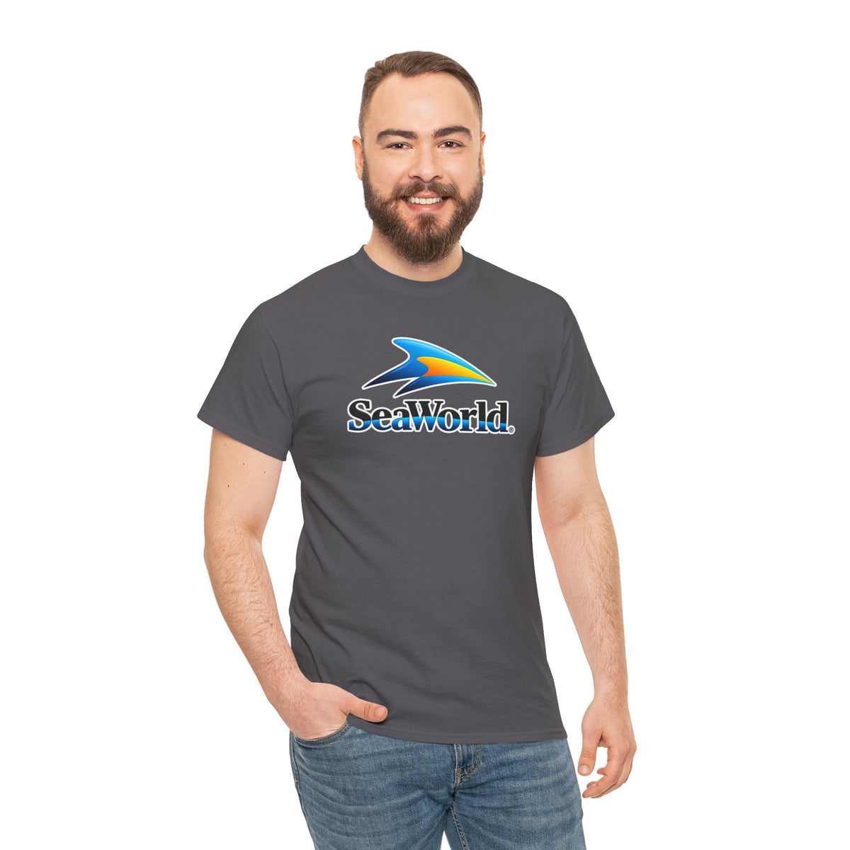 SeaWorld Logo T-Shirt — Classic Ocean Theme Tee