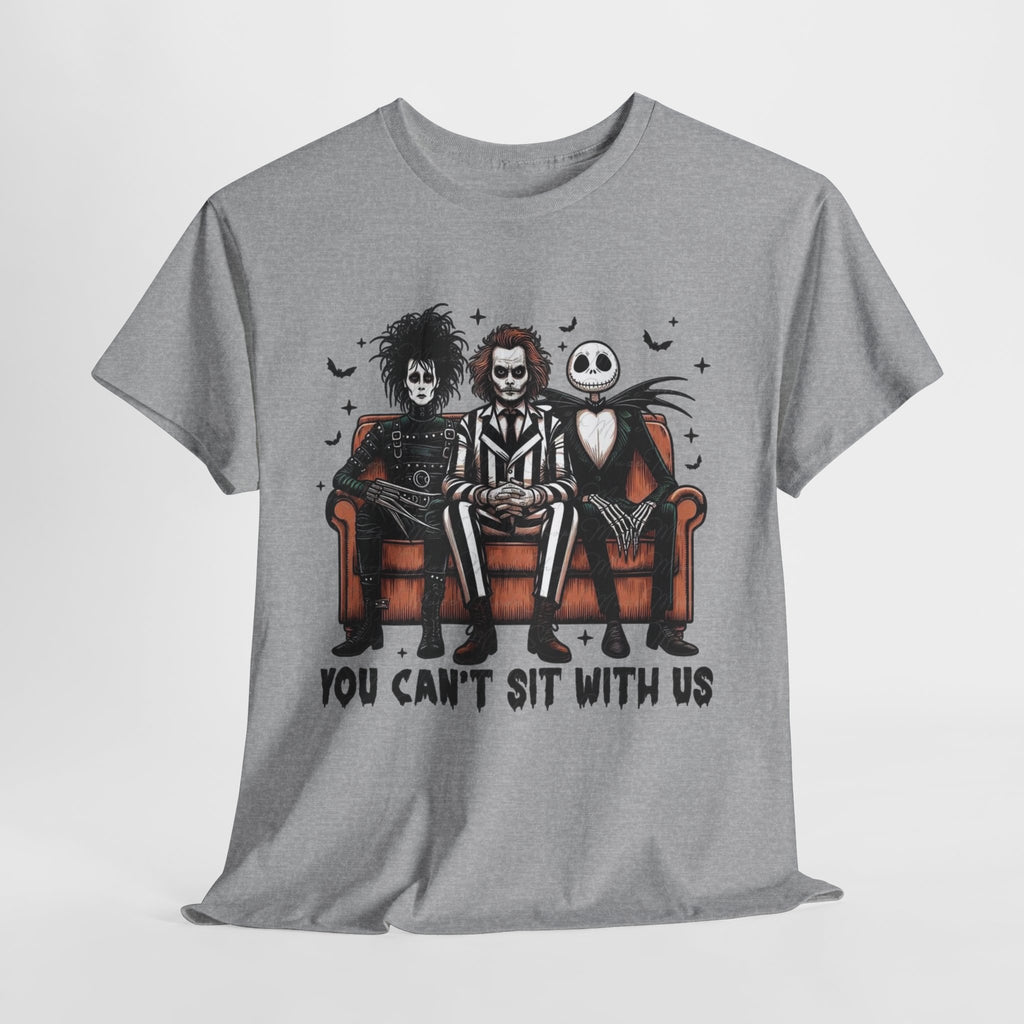Johnny Depp Graphic Tee — 'You Can't Sit With Us' Halloween Horror Trio T-Shirt
