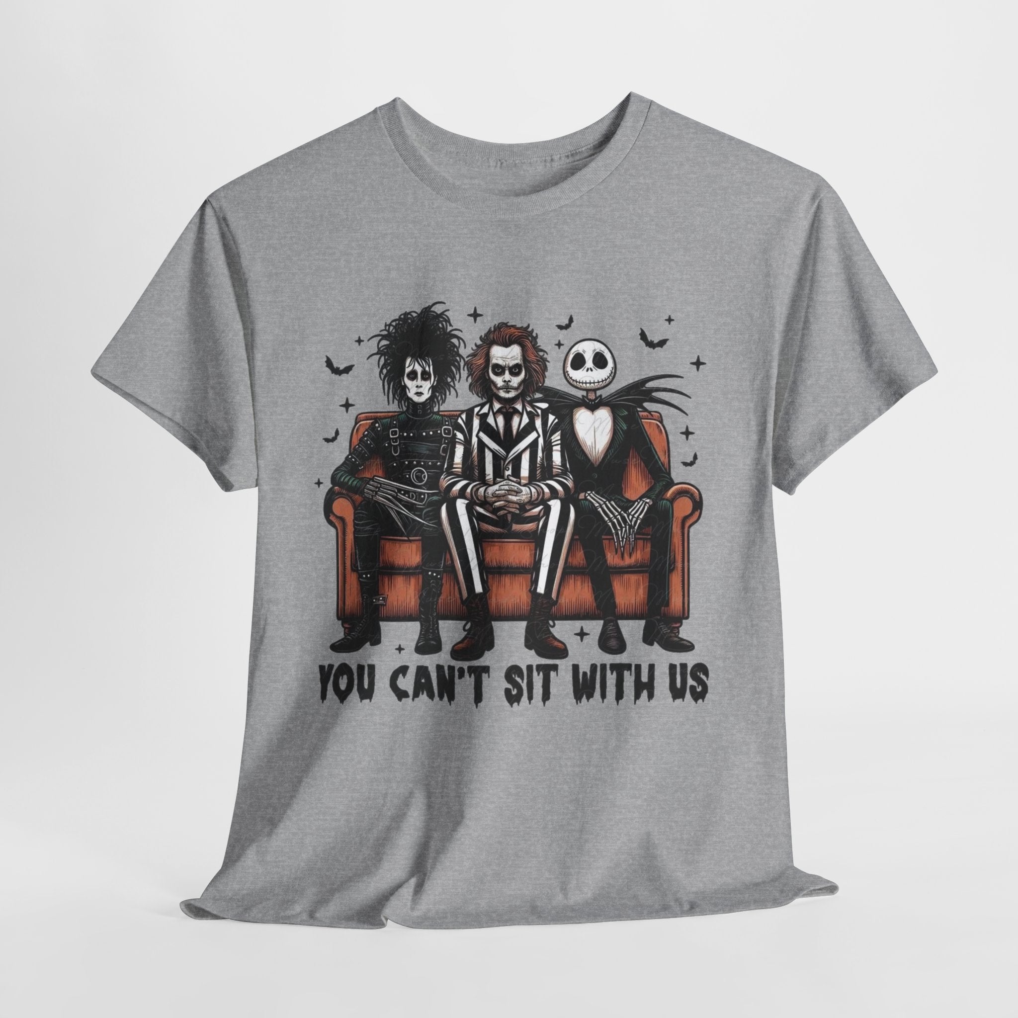 Johnny Depp Graphic Tee — 'You Can't Sit With Us' Halloween Horror Trio T-Shirt