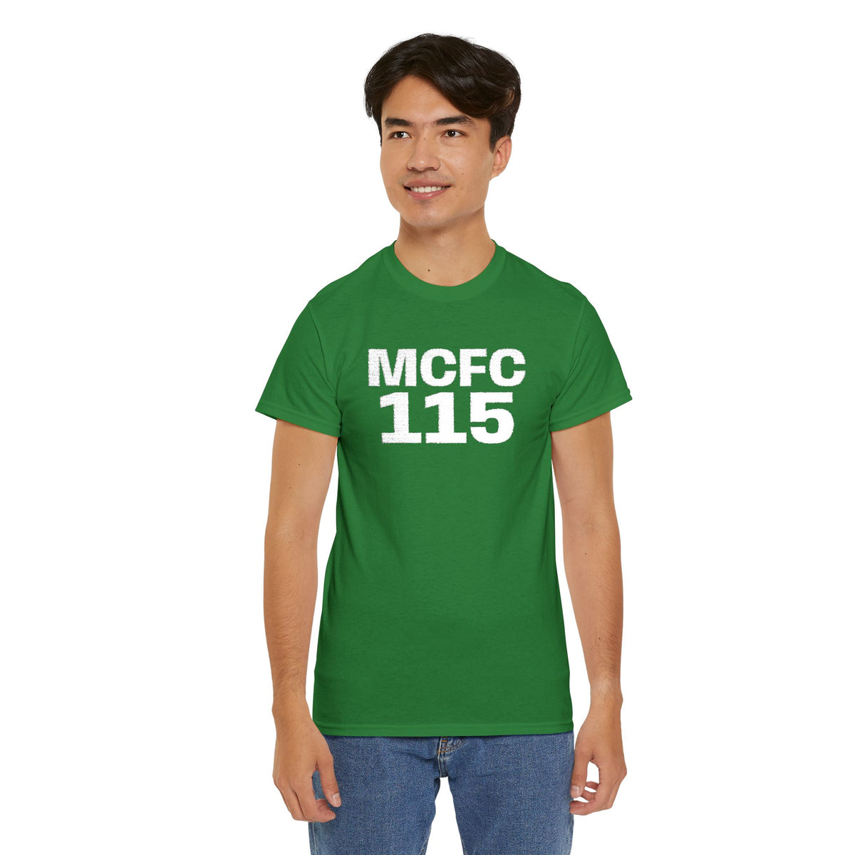 MCFC 115 T-Shirt — Vintage Football Club Number Tee