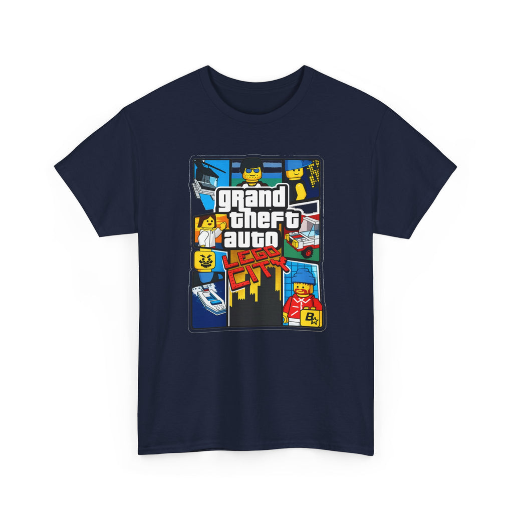 GTA Lego City Retro Block-Style 'Grand Theft Auto' Graphic Tee