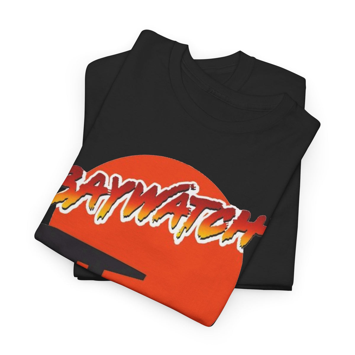 Baywatch Lifeguard Sunset Cotton T-Shirt