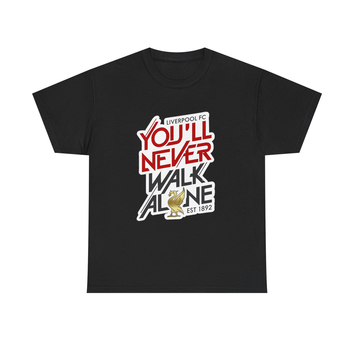 Liverpool You'll Never Walk Alone Cotton T-Shirt — Liverpool FC Fan Tee