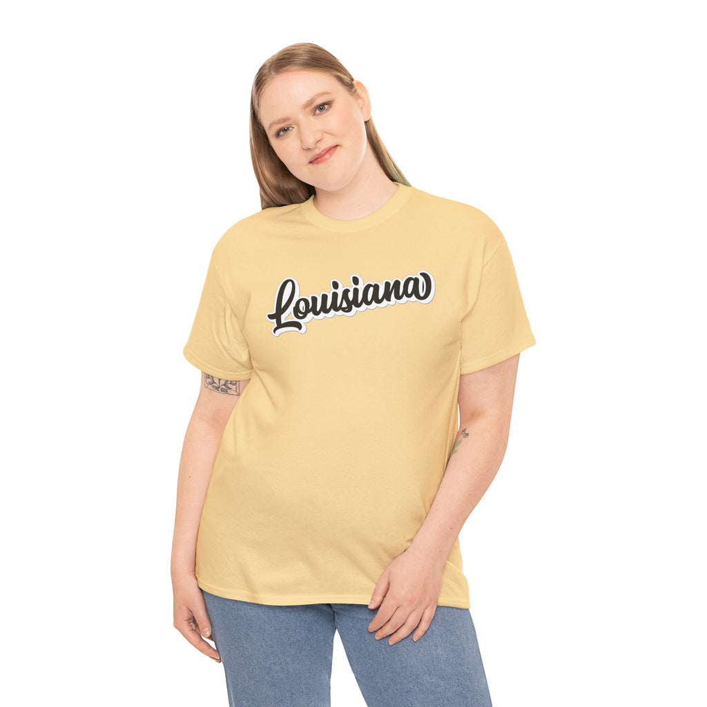 Louisiana Script Cotton T-Shirt