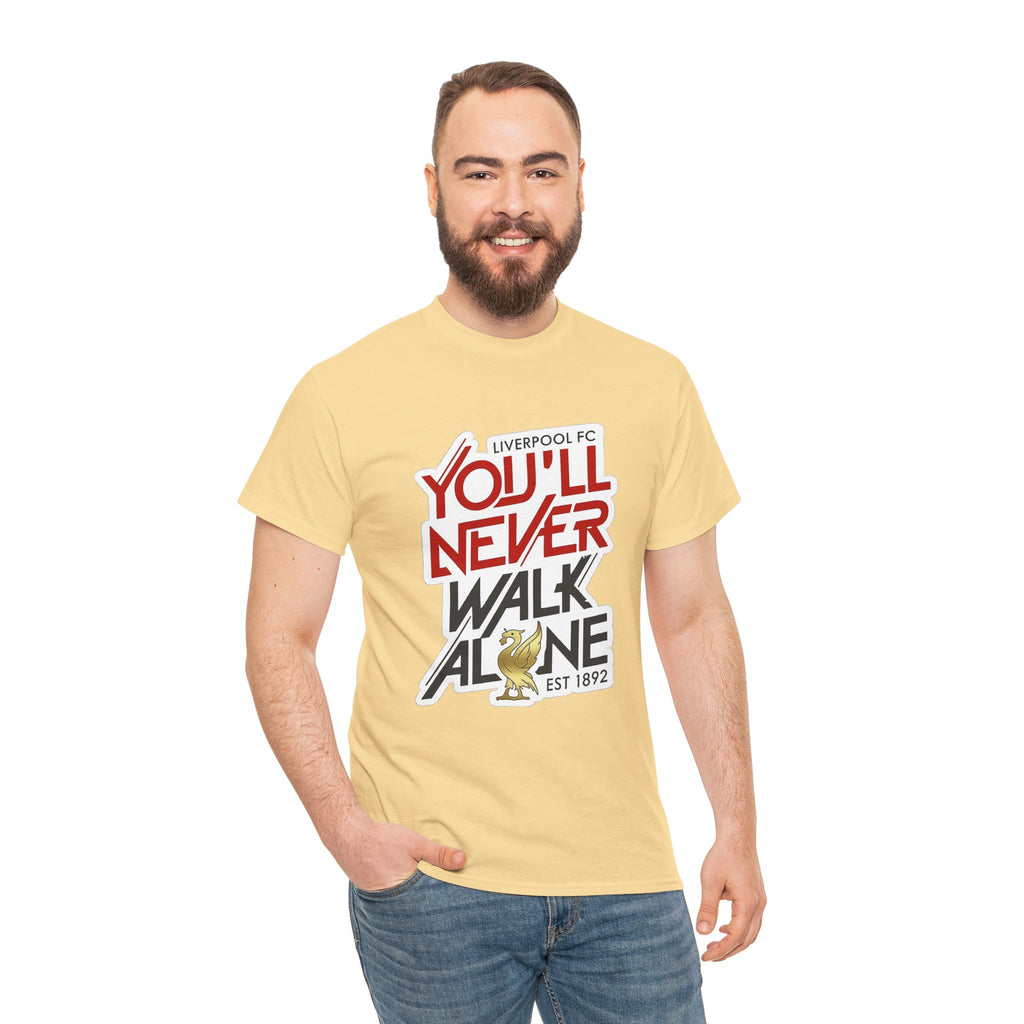 Liverpool You'll Never Walk Alone Cotton T-Shirt — Liverpool FC Fan Tee
