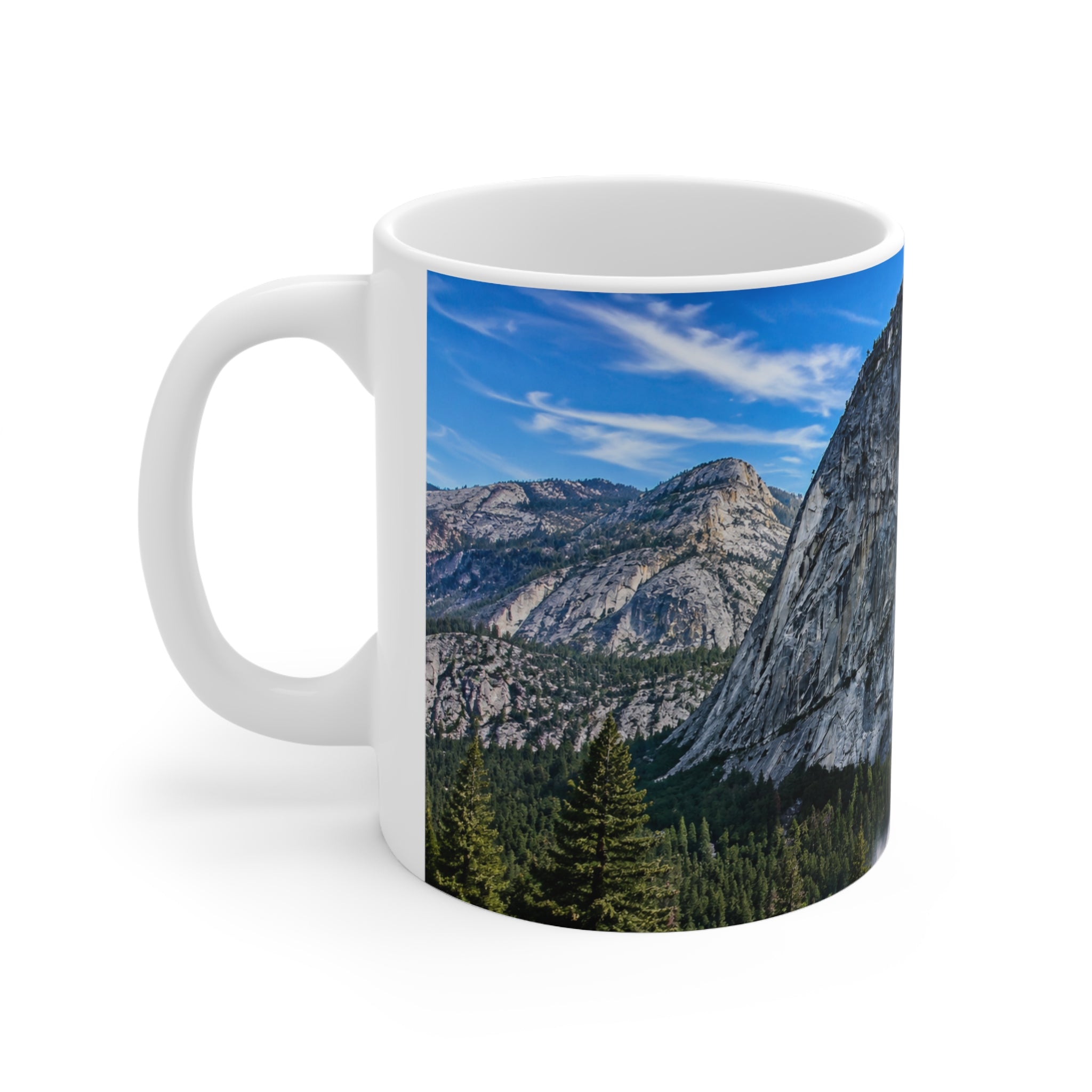 Yosemite Valley Scenic Photo Mug — Mountain Landscape Coffee Cup (11oz & 15oz)
