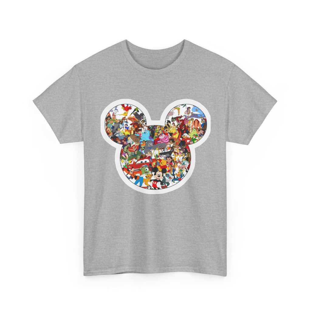 Mickey Collage T-Shirt — Vintage Disney Characters Graphic Tee