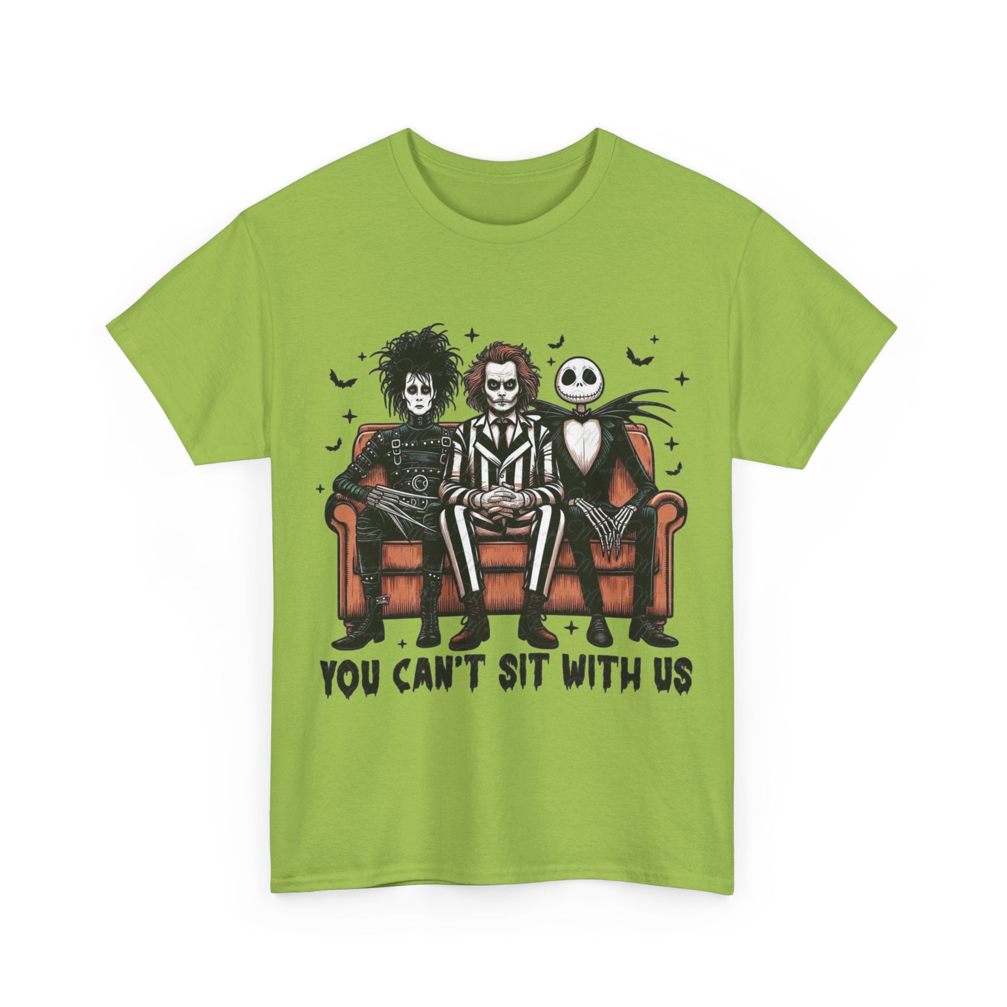 Johnny Depp Graphic Tee — 'You Can't Sit With Us' Halloween Horror Trio T-Shirt