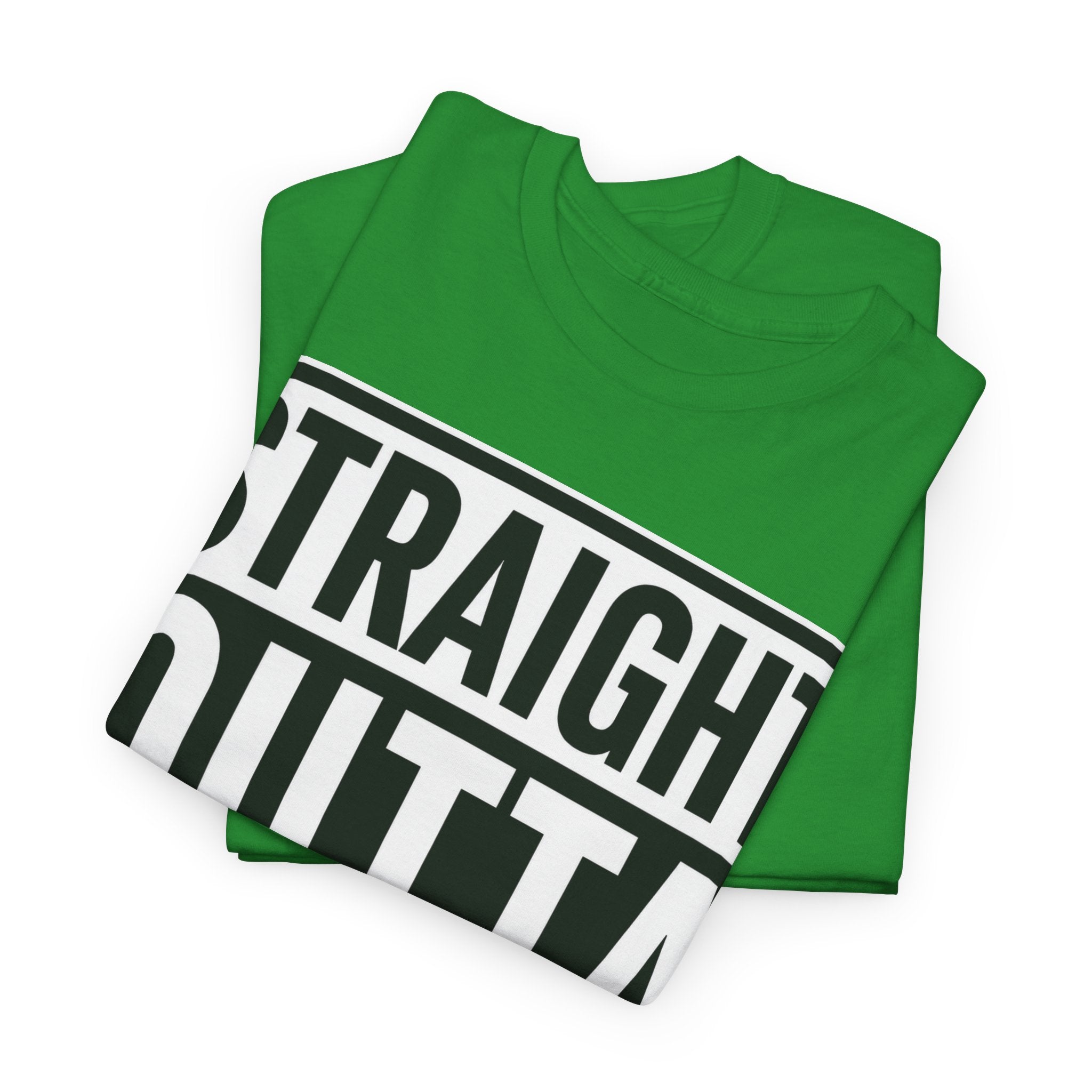 Straight Outta Hell T-Shirt — Bold Gothic Graphic Tee